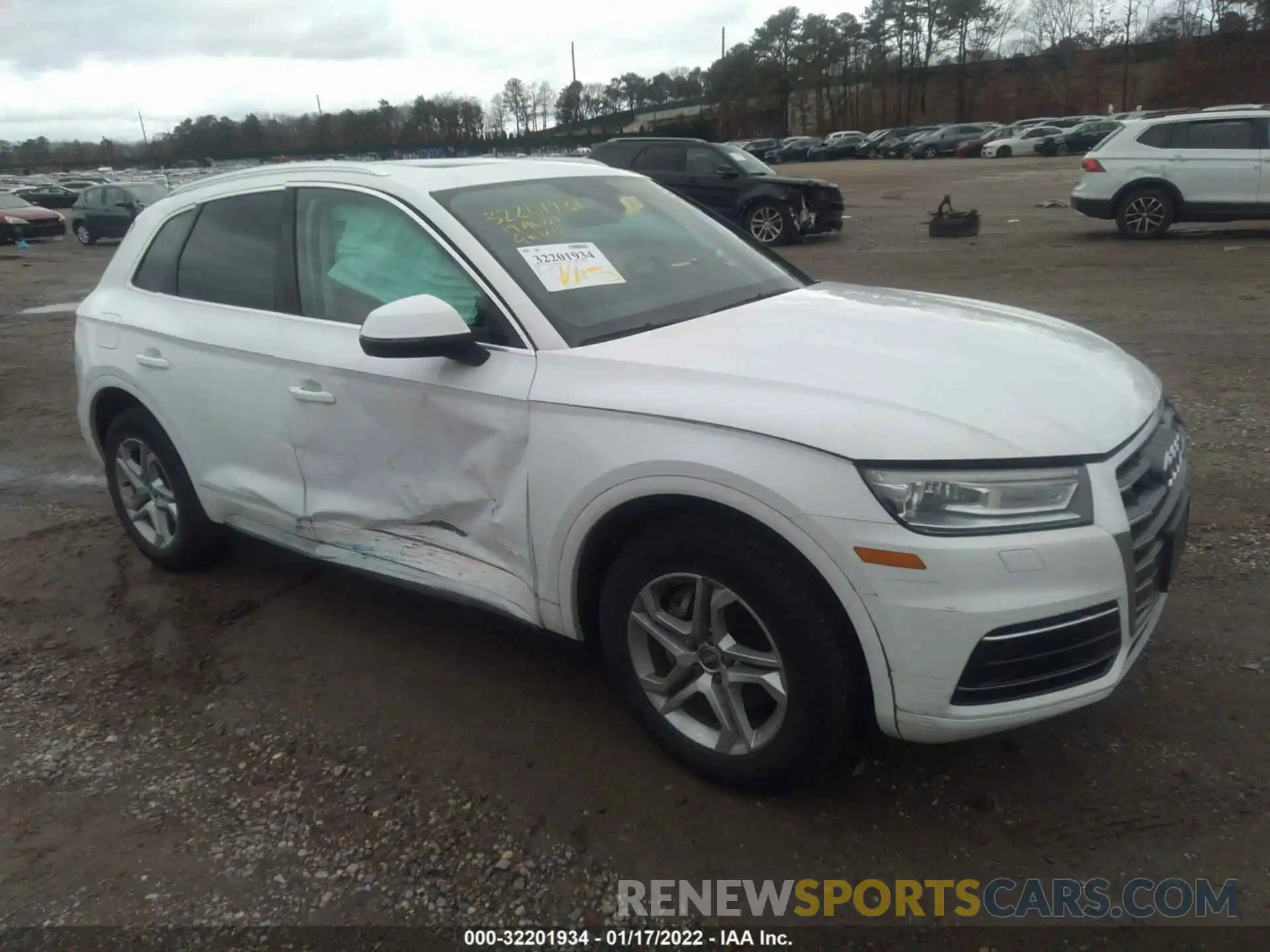 1 Photograph of a damaged car WA1ANAFY3K2053740 AUDI Q5 2019