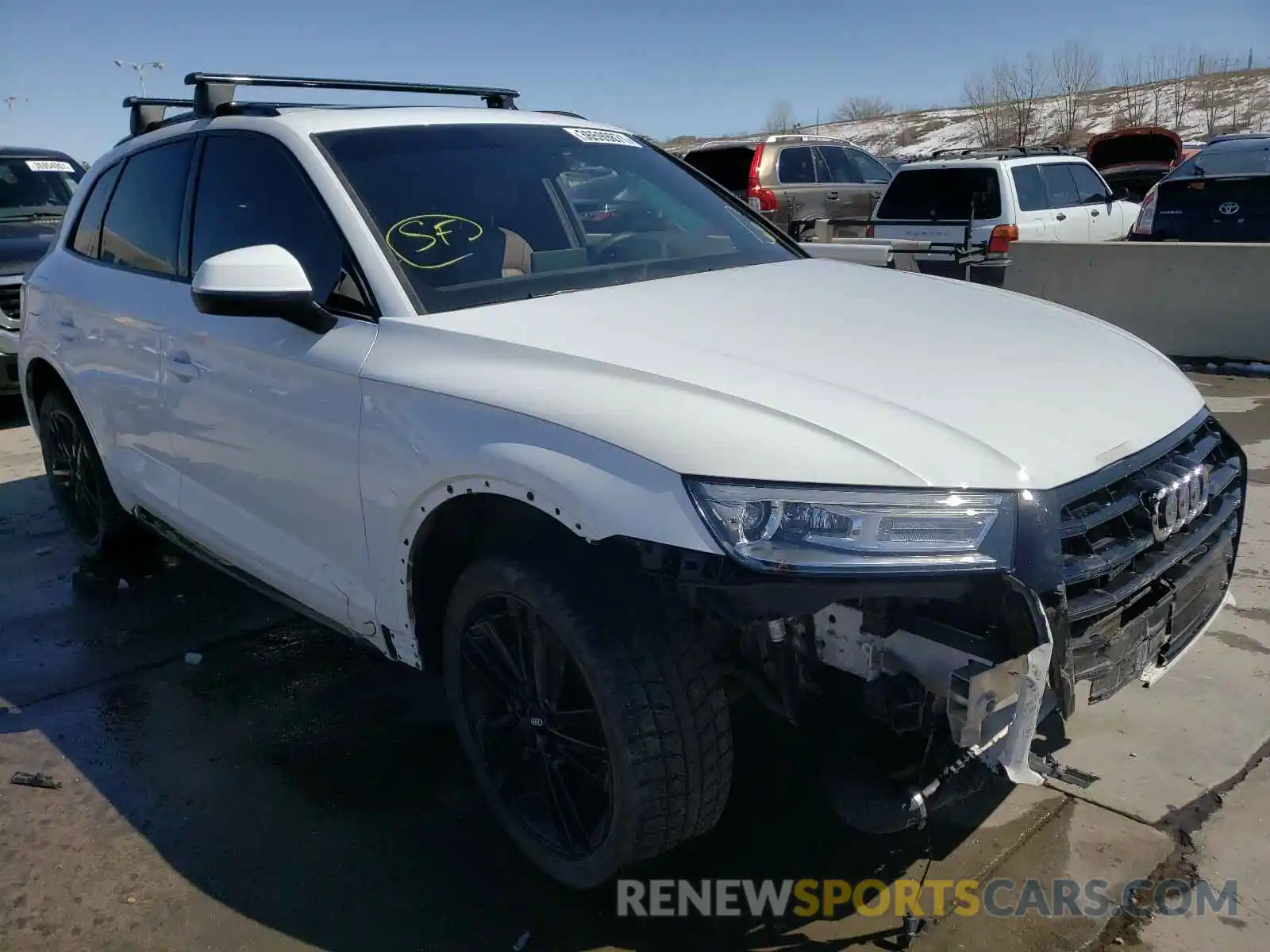 1 Photograph of a damaged car WA1ANAFY3K2077164 AUDI Q5 2019