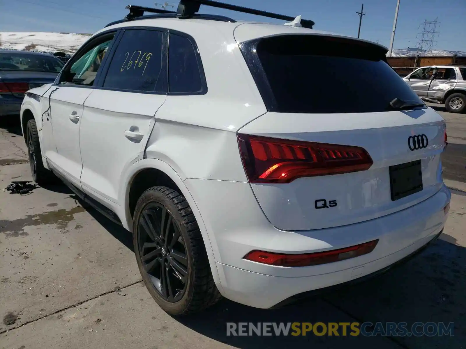 3 Photograph of a damaged car WA1ANAFY3K2077164 AUDI Q5 2019