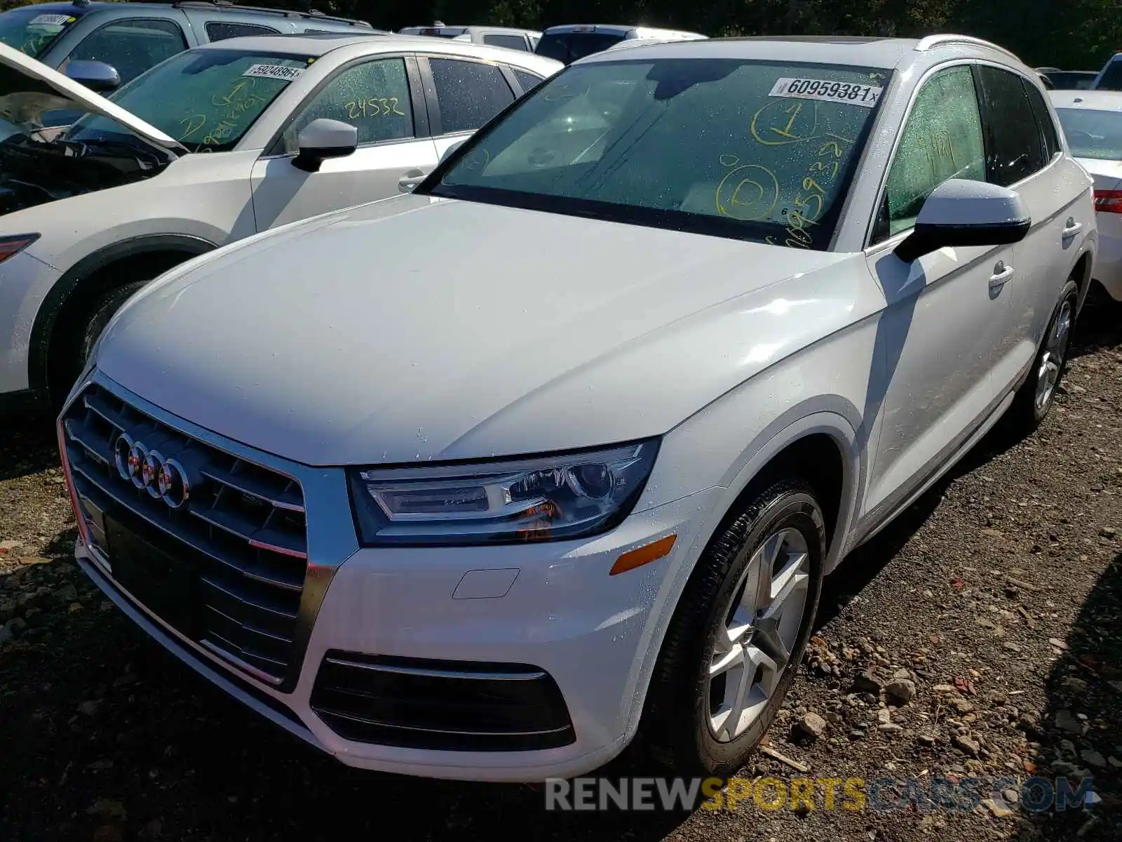 2 Photograph of a damaged car WA1ANAFY3K2097138 AUDI Q5 2019