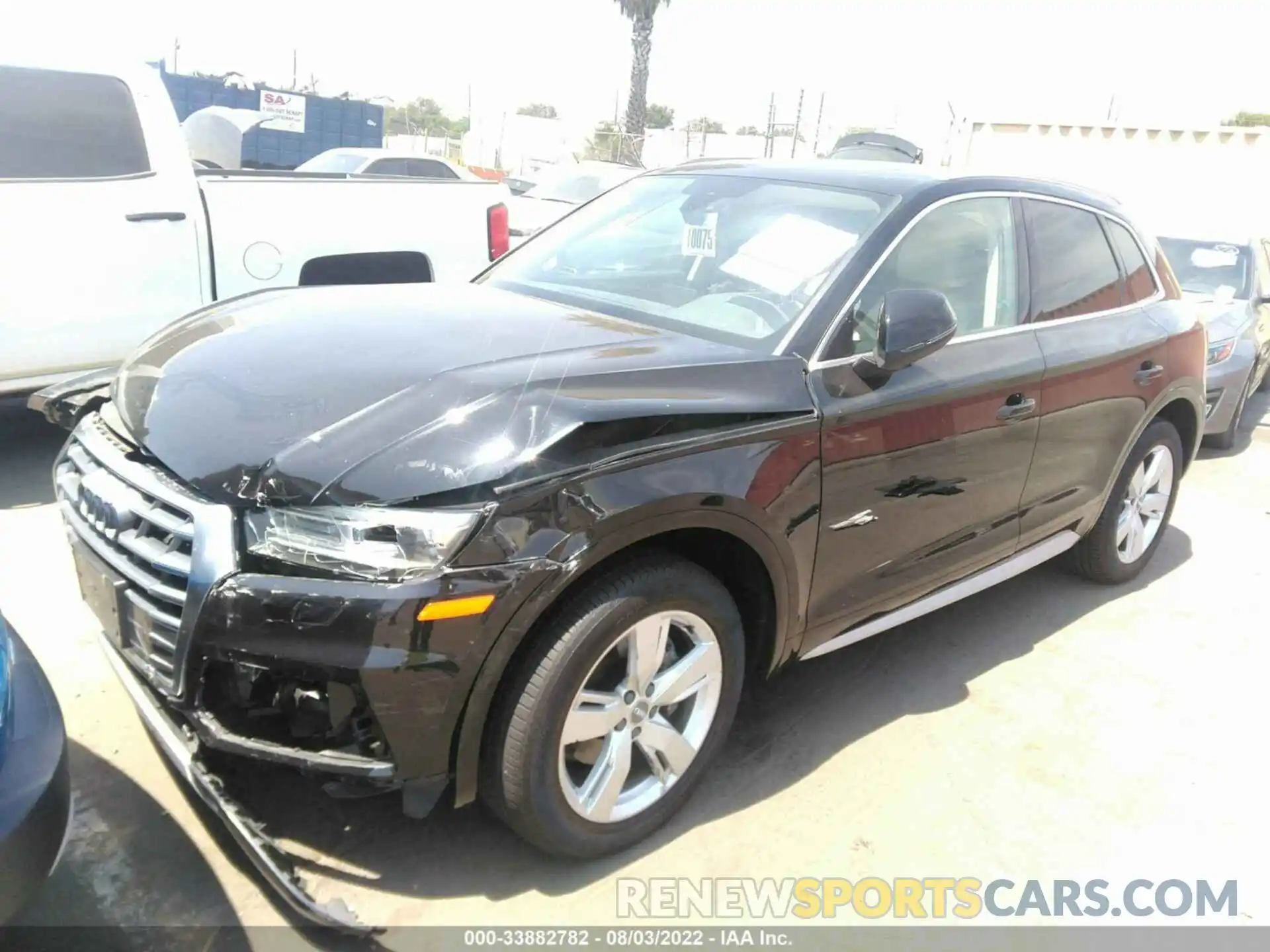 2 Photograph of a damaged car WA1ANAFY3K2099410 AUDI Q5 2019