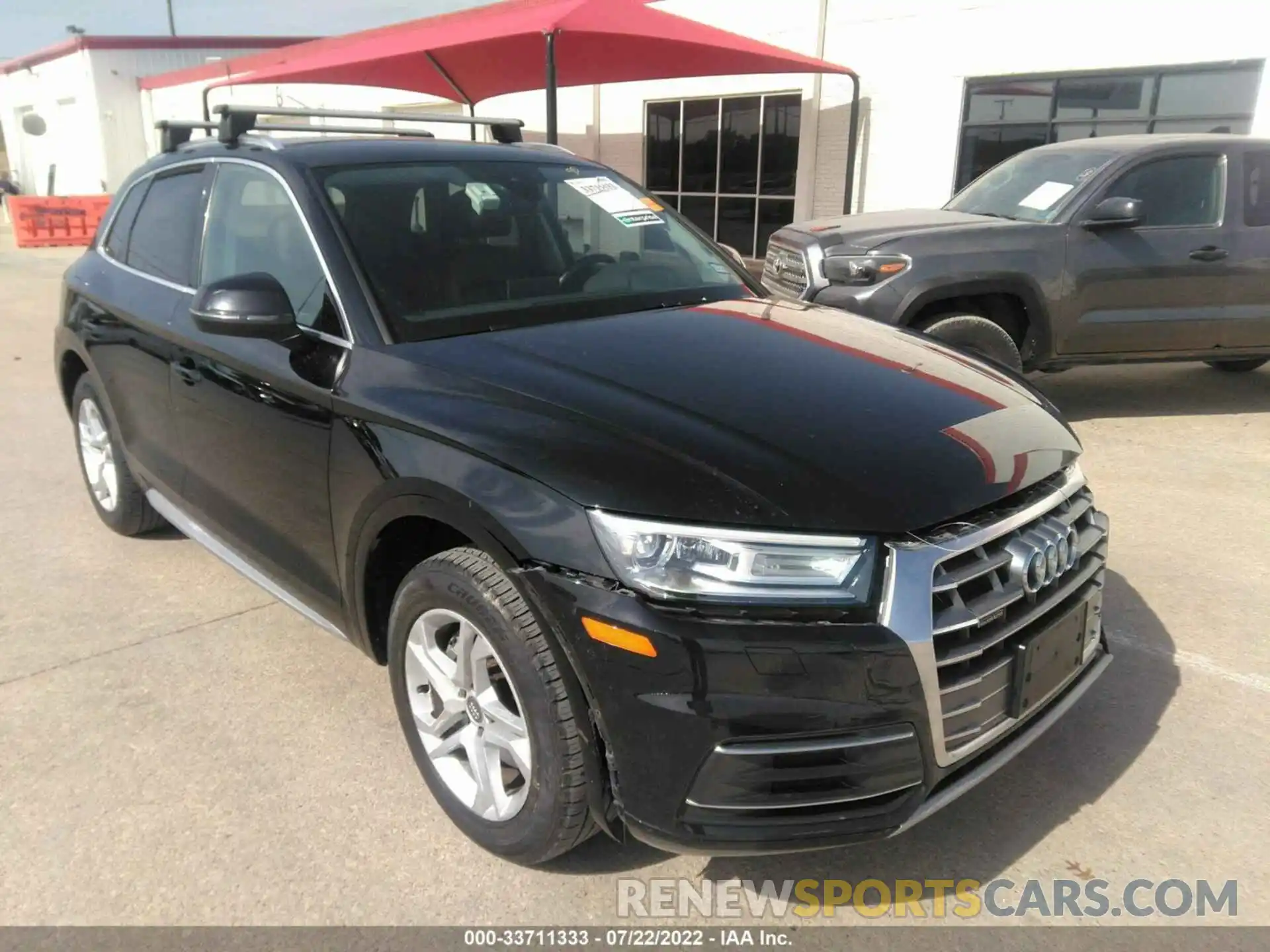 1 Photograph of a damaged car WA1ANAFY3K2106419 AUDI Q5 2019