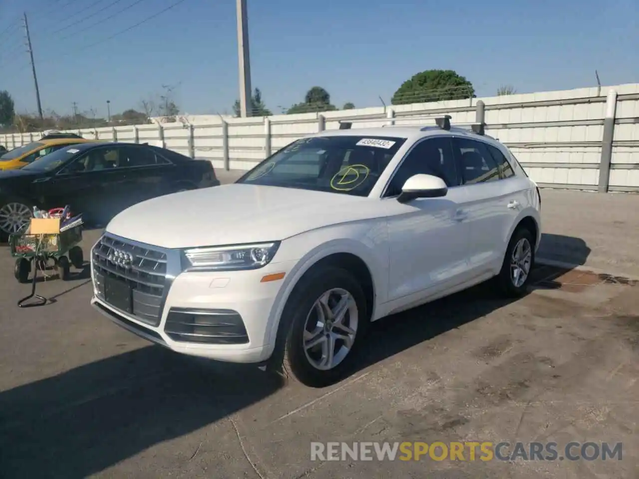 2 Photograph of a damaged car WA1ANAFY3K2124063 AUDI Q5 2019