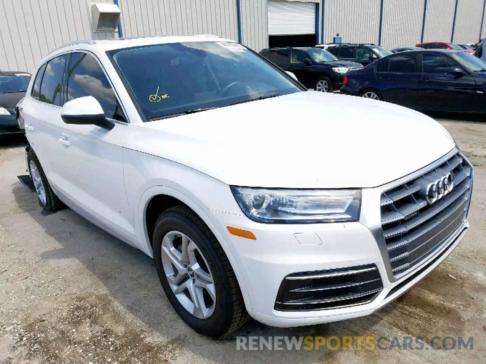 1 Photograph of a damaged car WA1ANAFY4K2036008 AUDI Q5 2019