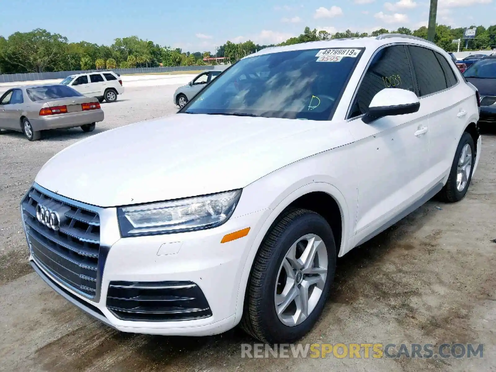 2 Фотография поврежденного автомобиля WA1ANAFY4K2036008 AUDI Q5 2019