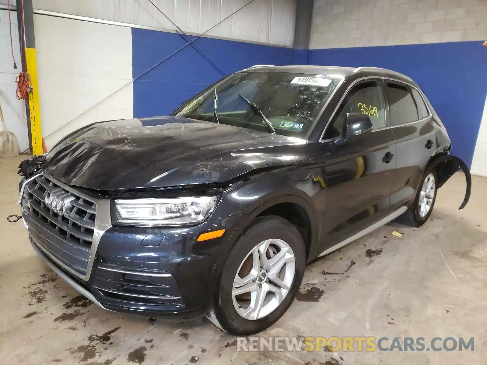 2 Photograph of a damaged car WA1ANAFY4K2042097 AUDI Q5 2019