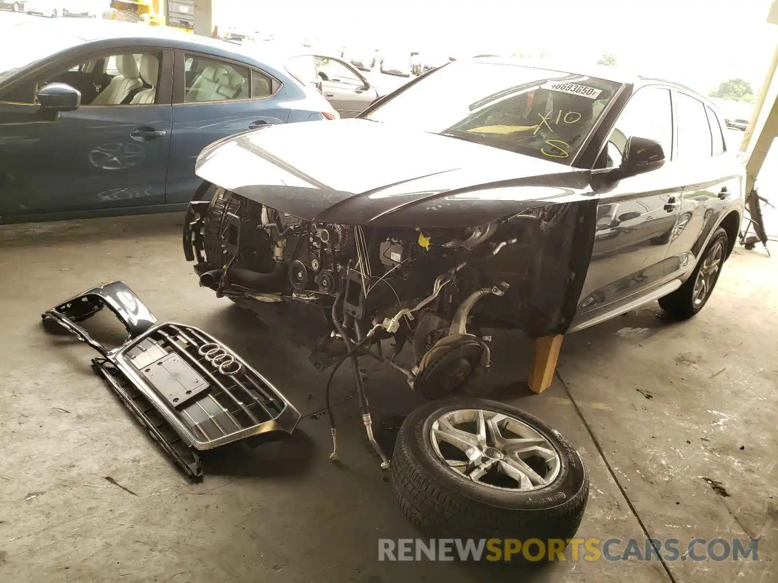 2 Photograph of a damaged car WA1ANAFY4K2042374 AUDI Q5 2019