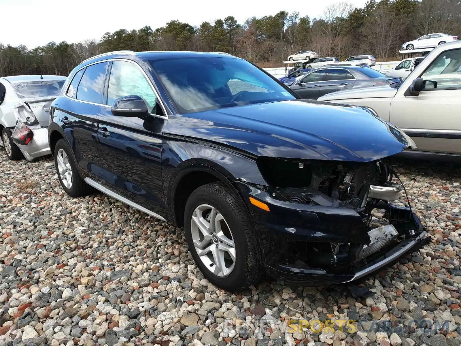 1 Photograph of a damaged car WA1ANAFY4K2046621 AUDI Q5 2019