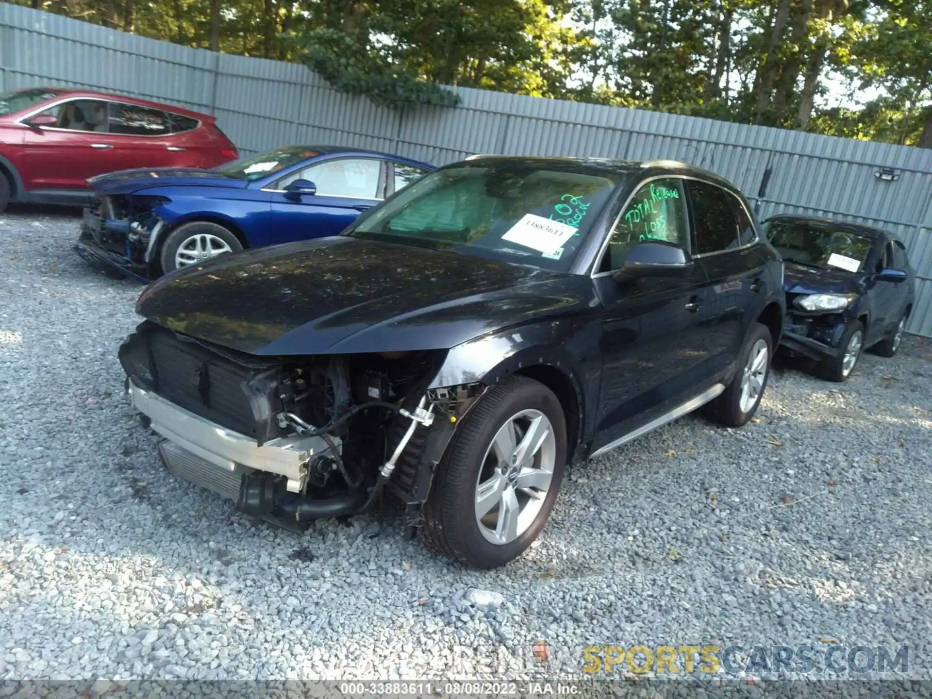 2 Photograph of a damaged car WA1ANAFY4K2074869 AUDI Q5 2019