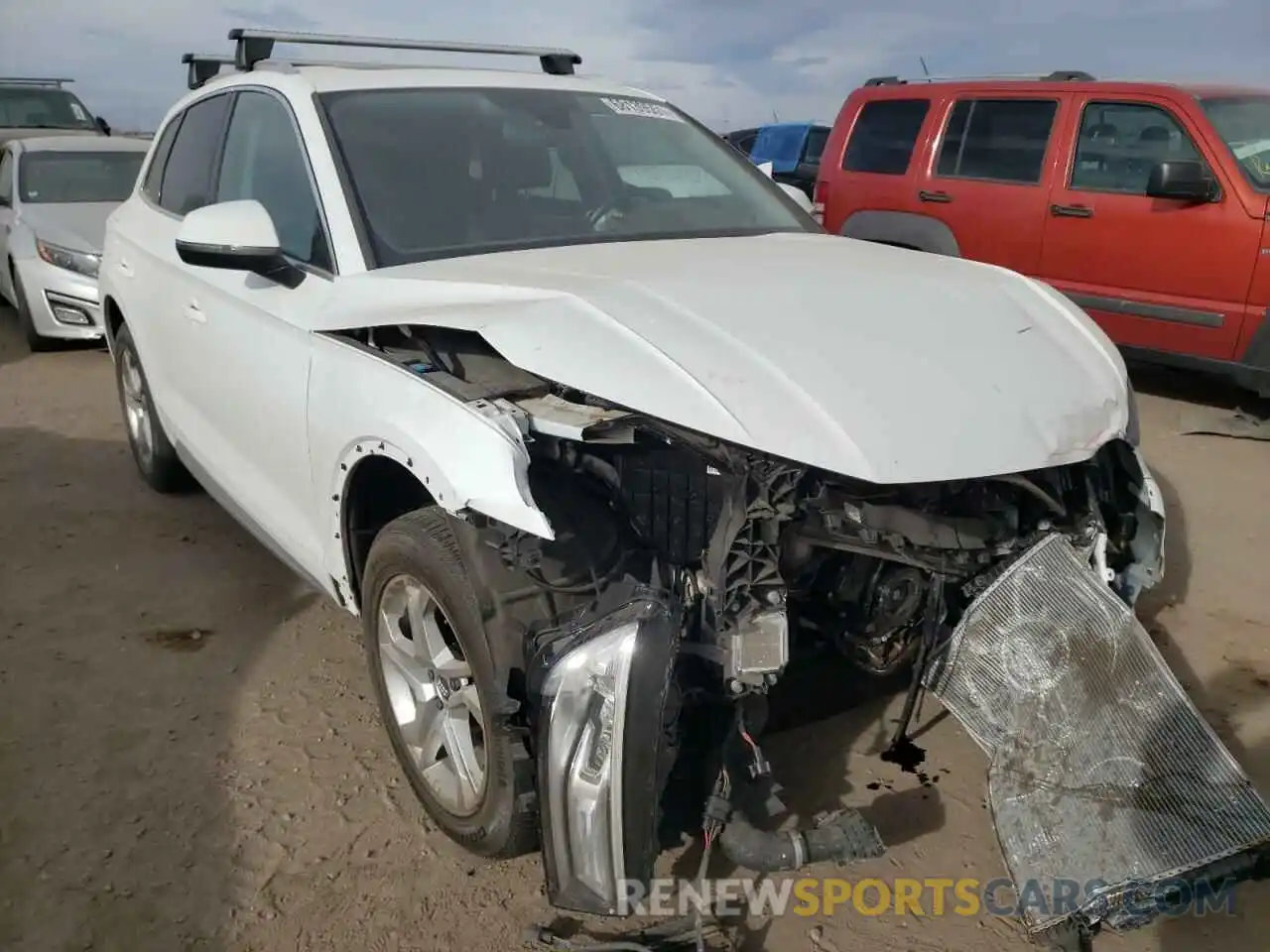 1 Photograph of a damaged car WA1ANAFY4K2089758 AUDI Q5 2019