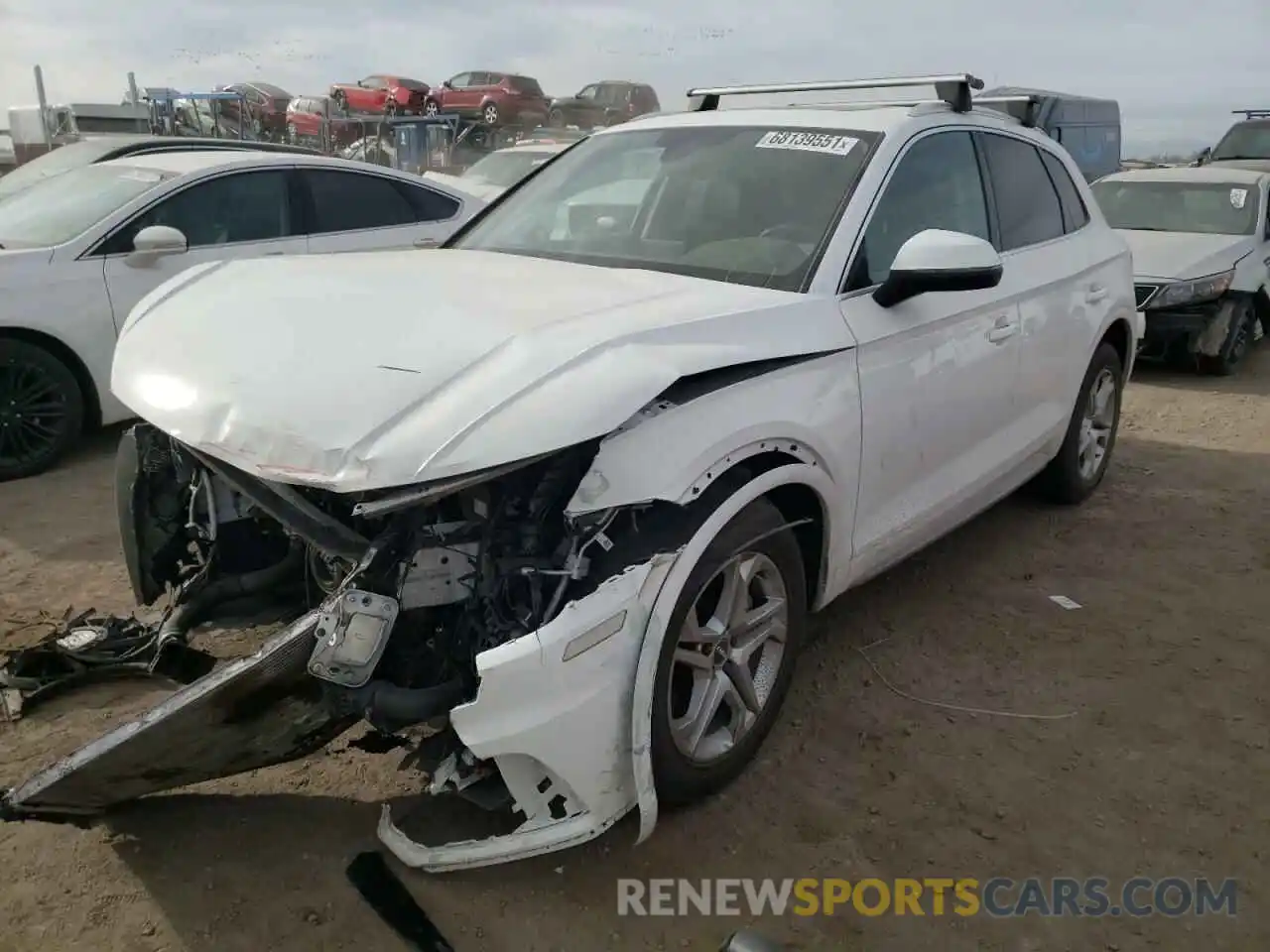 2 Photograph of a damaged car WA1ANAFY4K2089758 AUDI Q5 2019