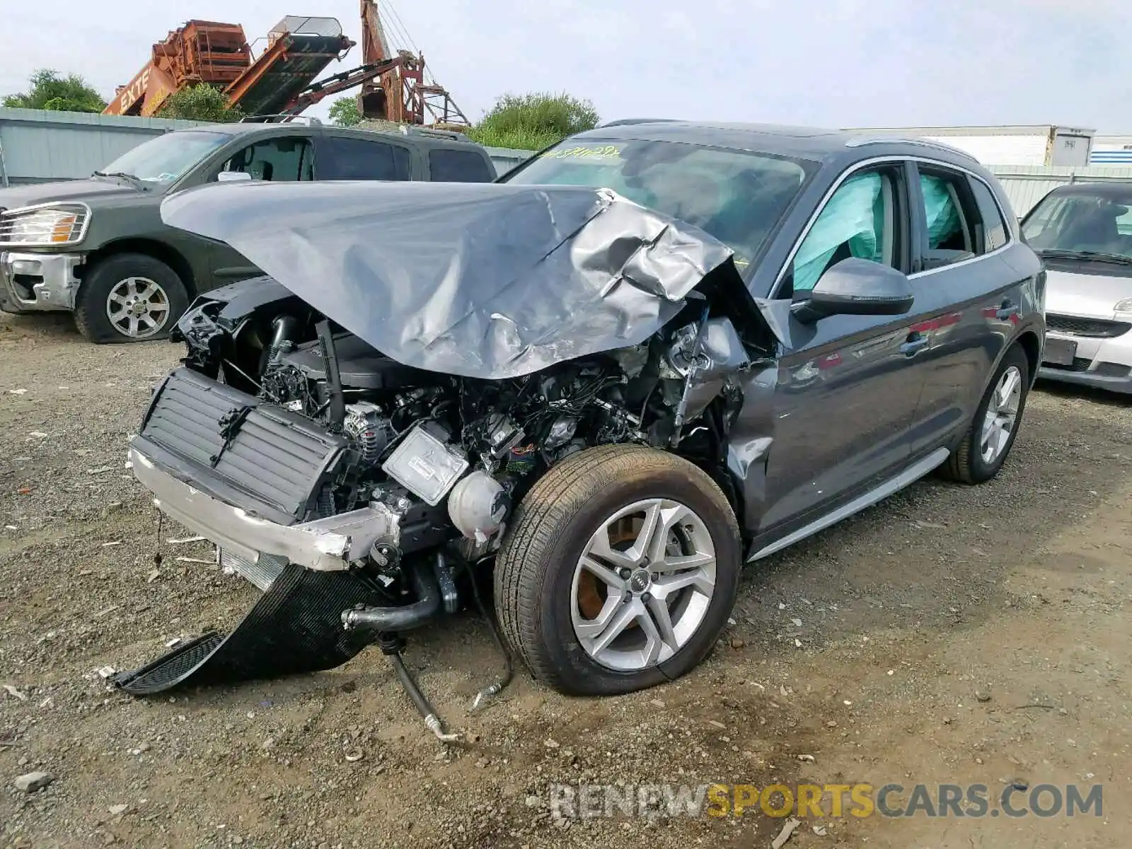 2 Photograph of a damaged car WA1ANAFY4K2090876 AUDI Q5 2019