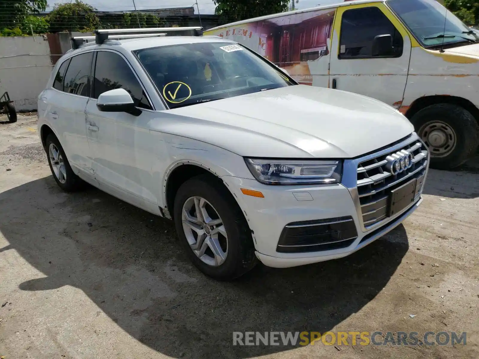 1 Photograph of a damaged car WA1ANAFY4K2114044 AUDI Q5 2019