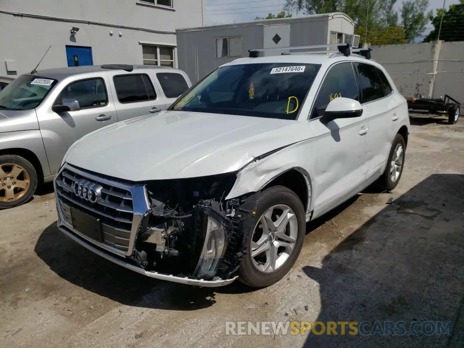 2 Фотография поврежденного автомобиля WA1ANAFY4K2114044 AUDI Q5 2019