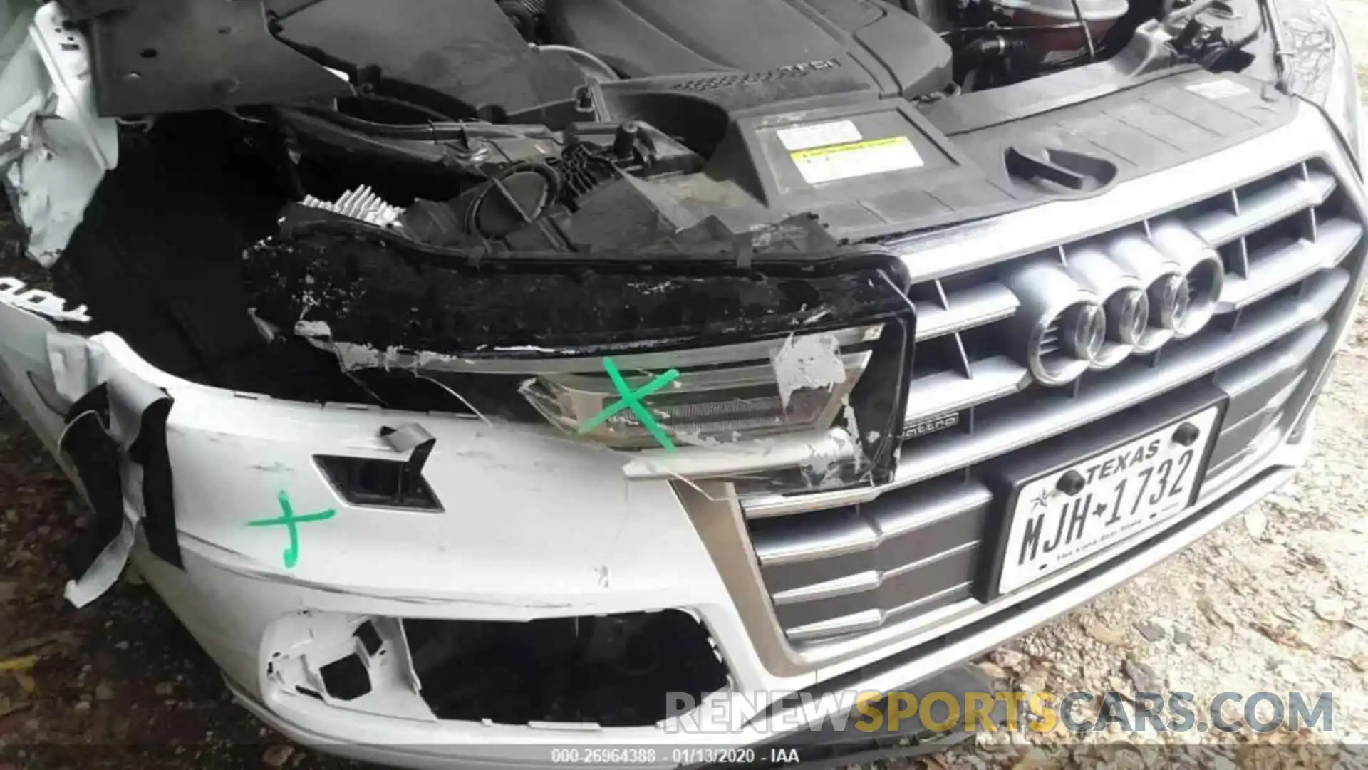 2 Photograph of a damaged car WA1ANAFY4K2127747 AUDI Q5 2019