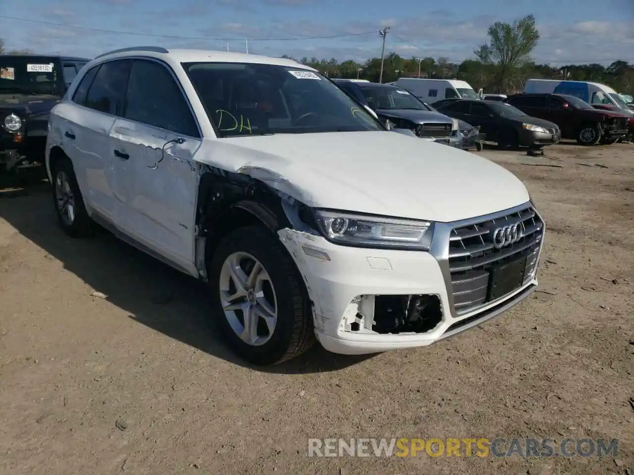 1 Photograph of a damaged car WA1ANAFY4K2130244 AUDI Q5 2019