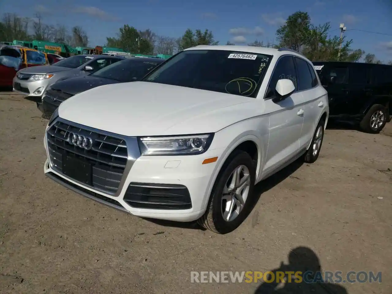 2 Фотография поврежденного автомобиля WA1ANAFY4K2130244 AUDI Q5 2019