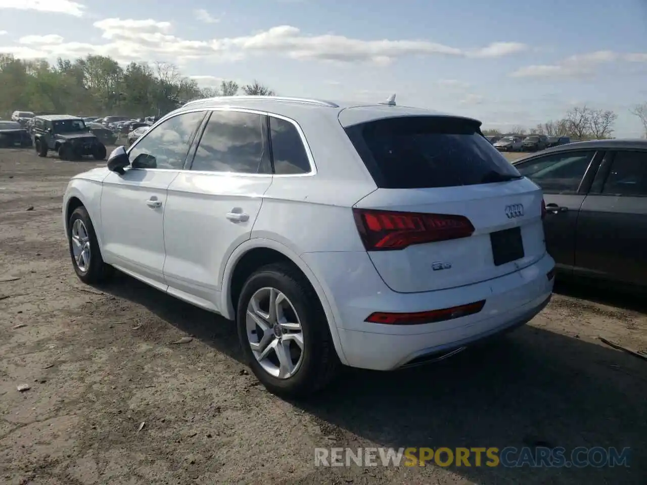 3 Фотография поврежденного автомобиля WA1ANAFY4K2130244 AUDI Q5 2019