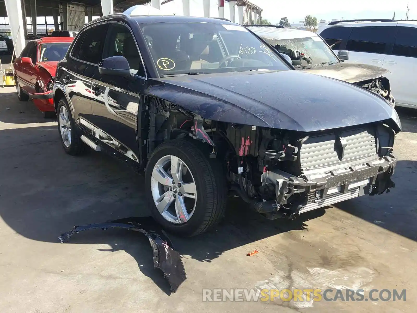 1 Photograph of a damaged car WA1ANAFY4K2142751 AUDI Q5 2019