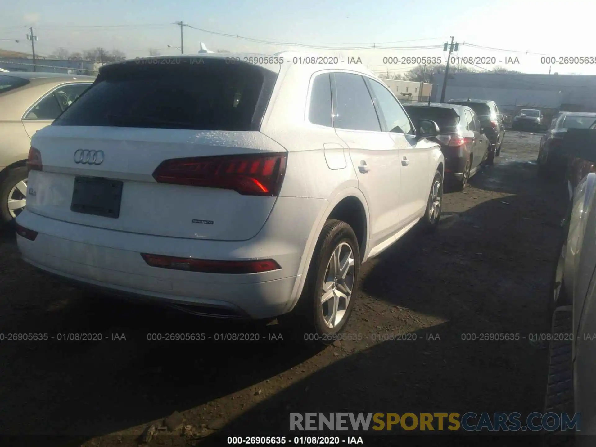 4 Фотография поврежденного автомобиля WA1ANAFY4K2142913 AUDI Q5 2019