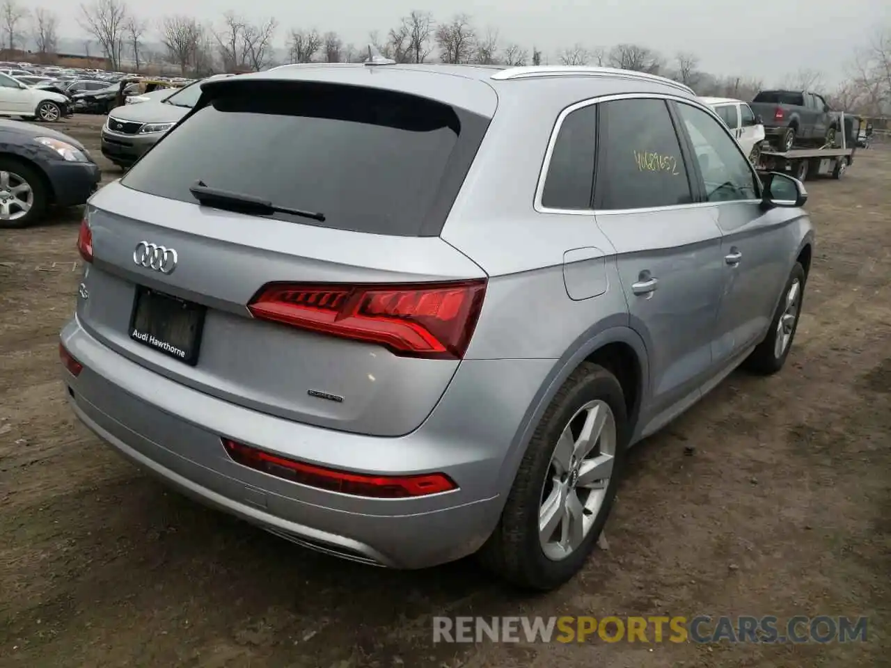 4 Фотография поврежденного автомобиля WA1ANAFY4K2142958 AUDI Q5 2019