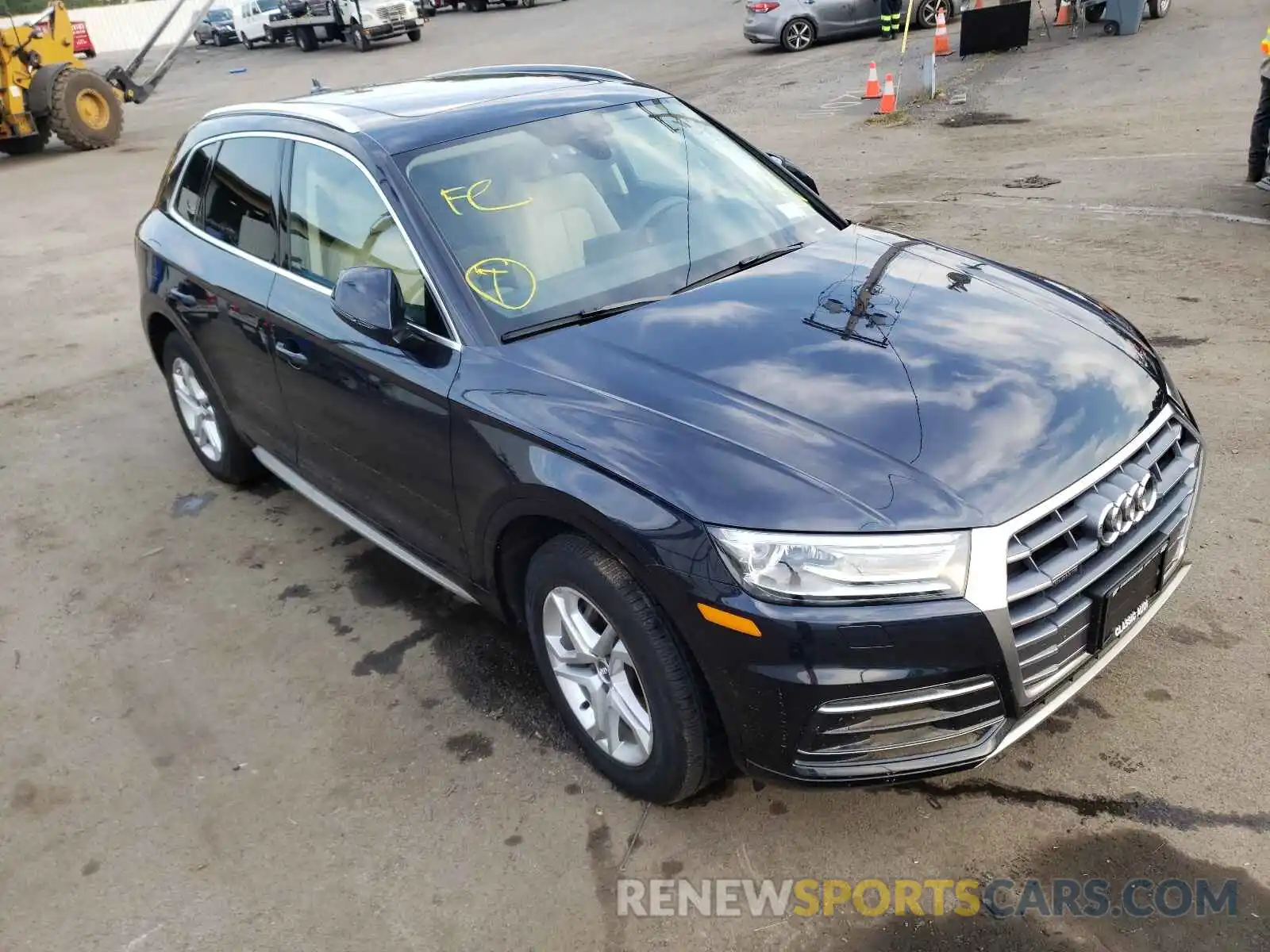 1 Photograph of a damaged car WA1ANAFY5K2018066 AUDI Q5 2019