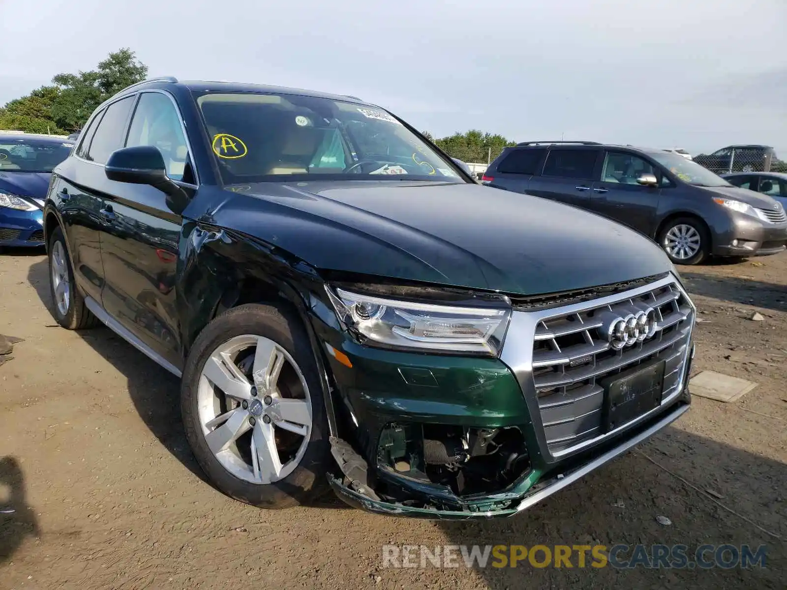 1 Фотография поврежденного автомобиля WA1ANAFY5K2021212 AUDI Q5 2019