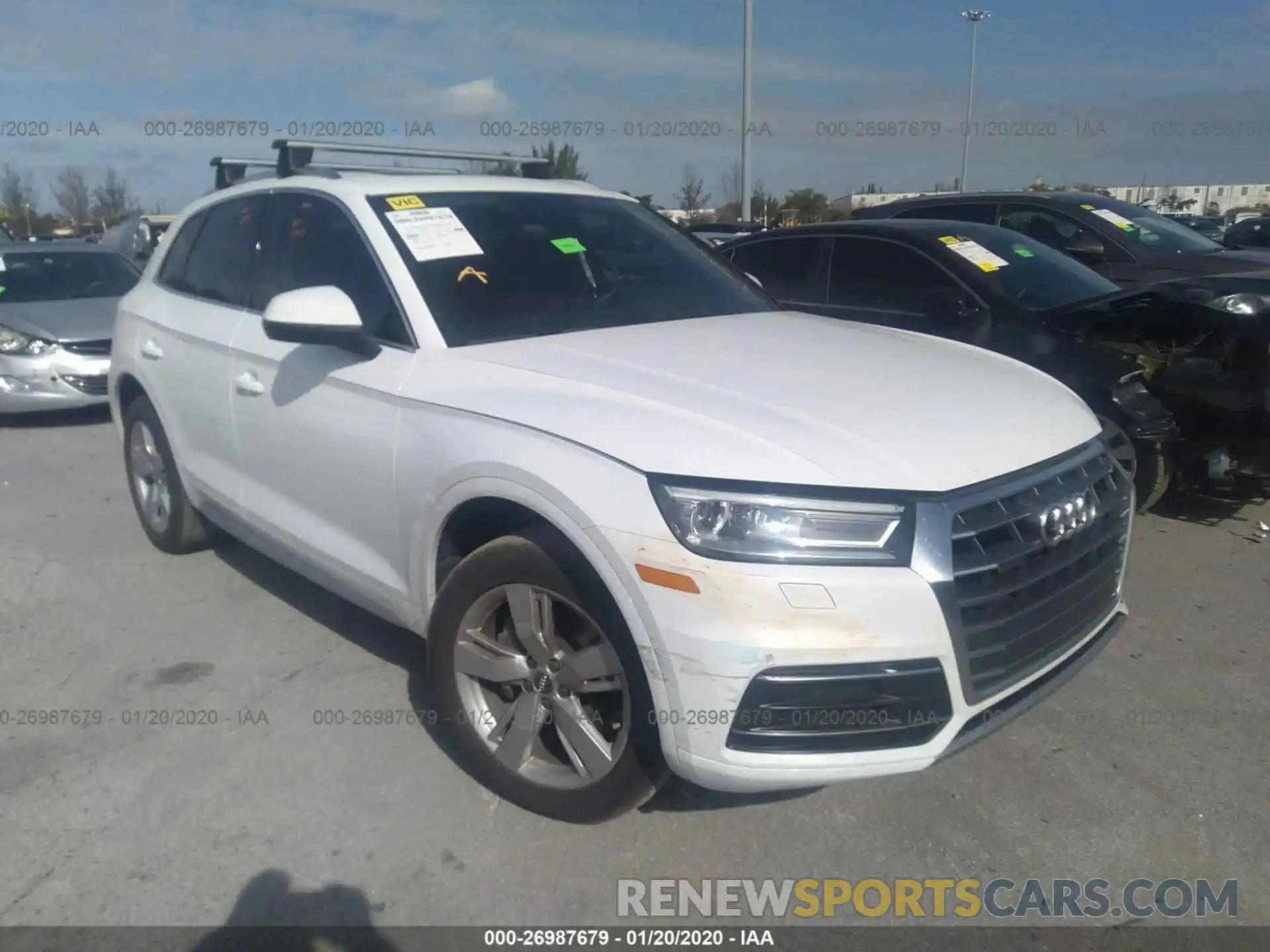 1 Photograph of a damaged car WA1ANAFY5K2022313 AUDI Q5 2019