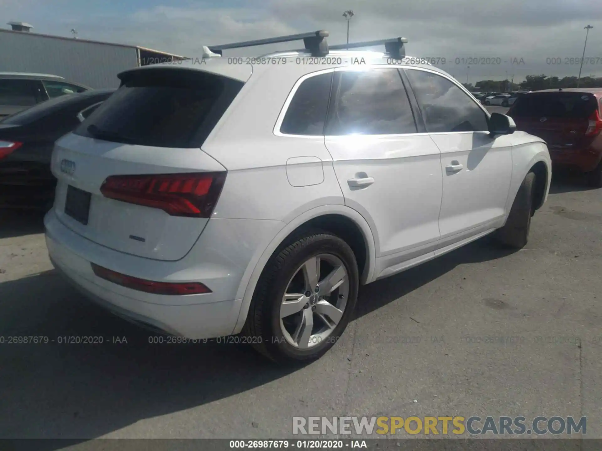 4 Фотография поврежденного автомобиля WA1ANAFY5K2022313 AUDI Q5 2019