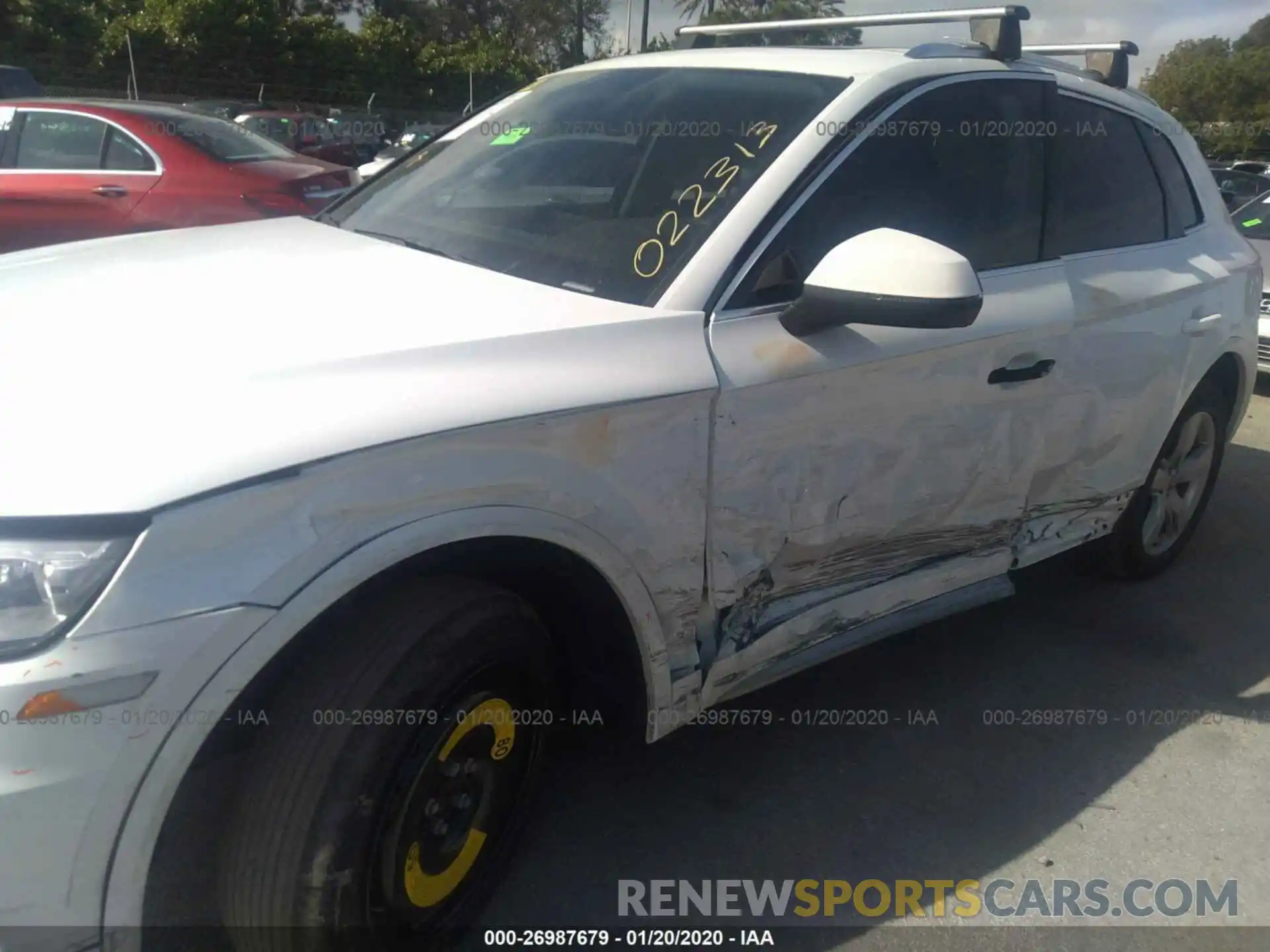 6 Photograph of a damaged car WA1ANAFY5K2022313 AUDI Q5 2019