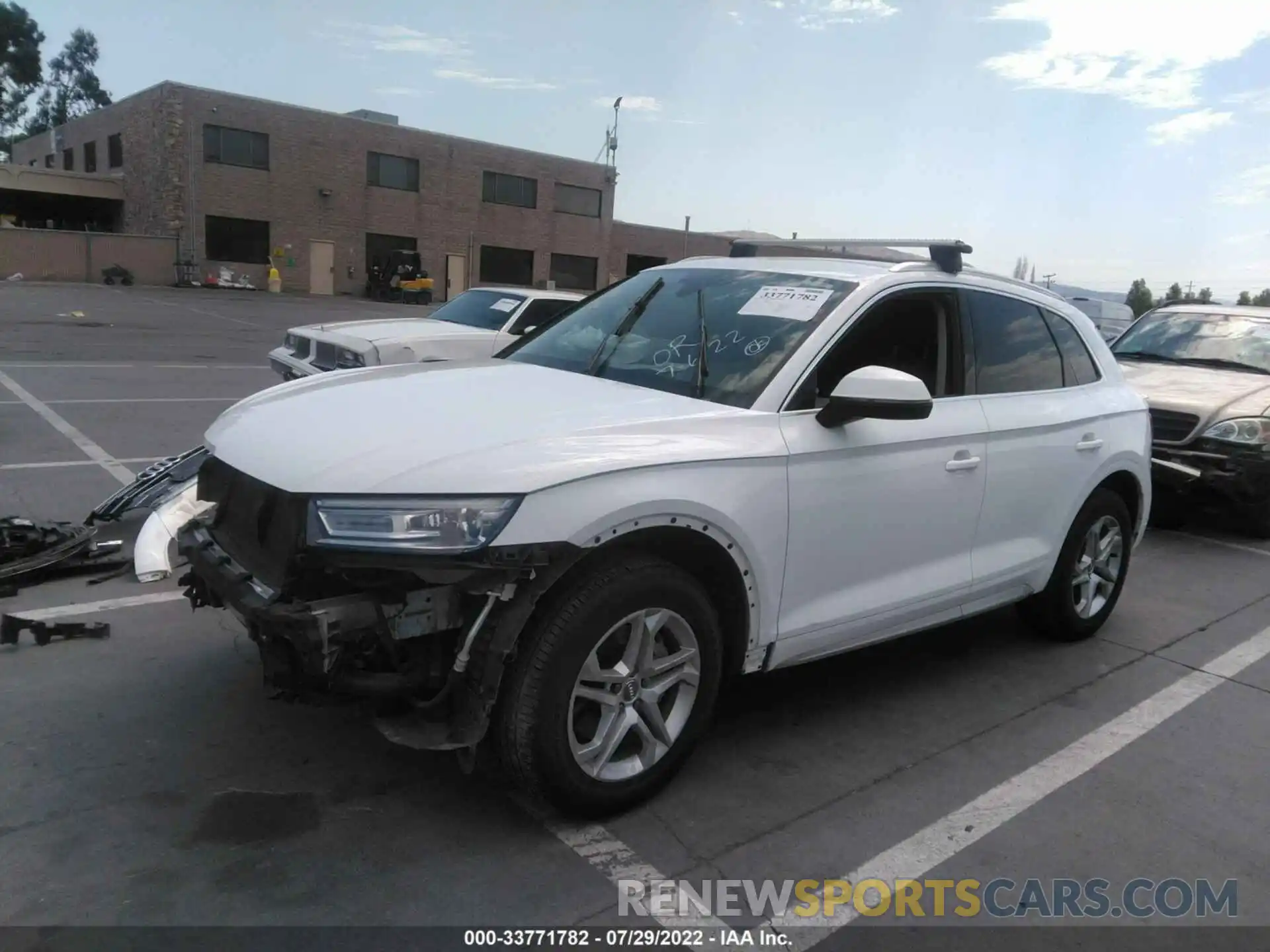 2 Photograph of a damaged car WA1ANAFY5K2073147 AUDI Q5 2019