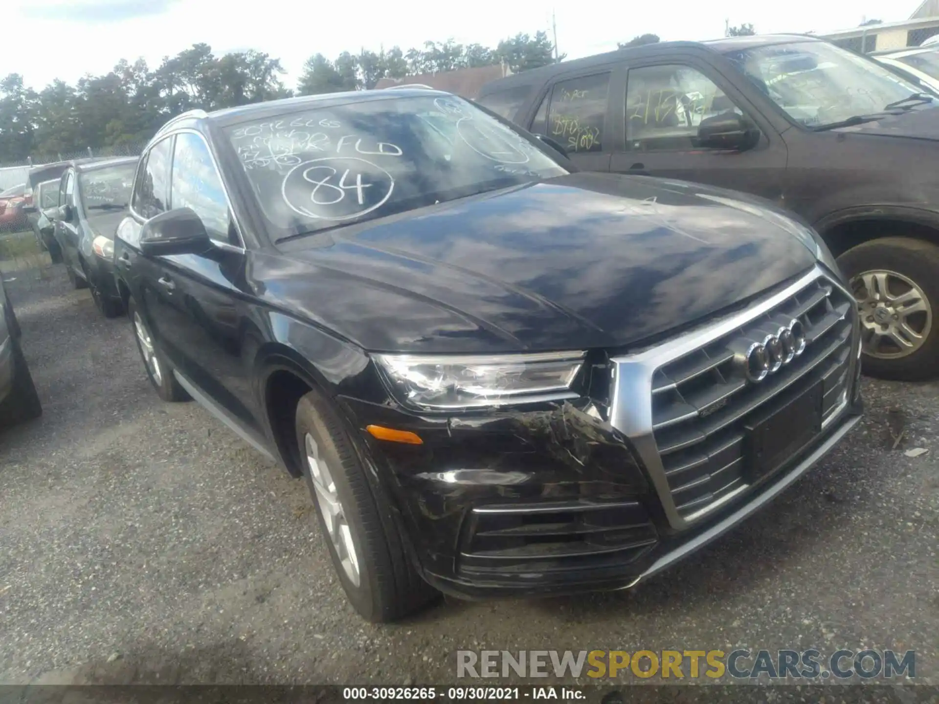 1 Photograph of a damaged car WA1ANAFY5K2073908 AUDI Q5 2019