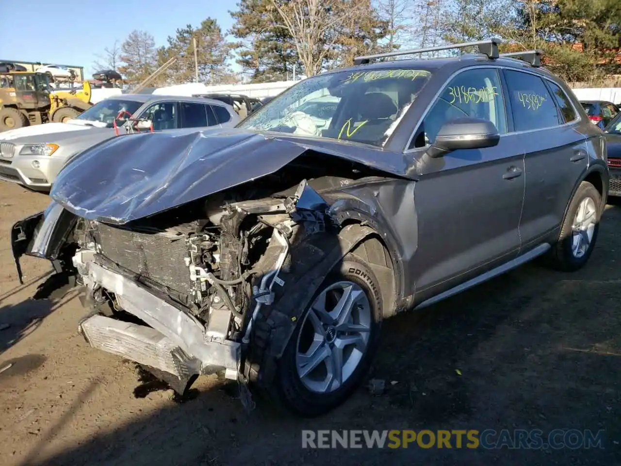 2 Photograph of a damaged car WA1ANAFY5K2074783 AUDI Q5 2019