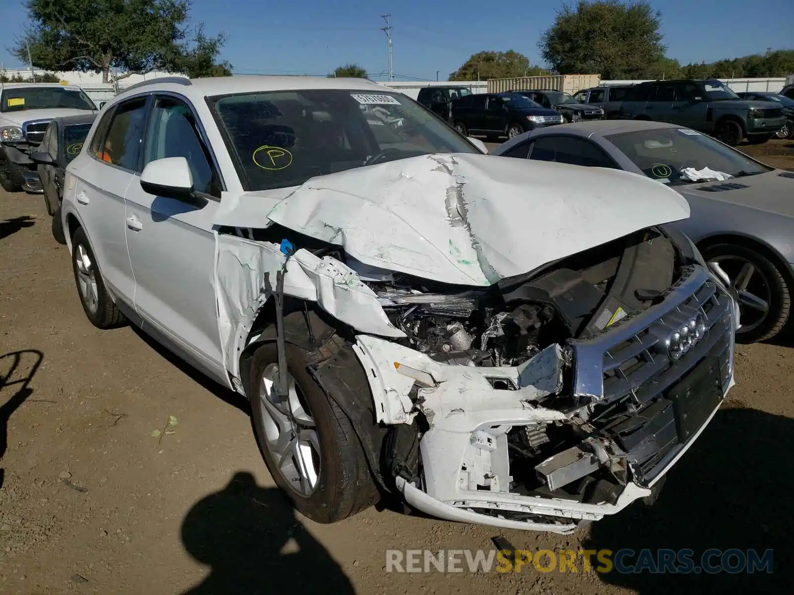 1 Photograph of a damaged car WA1ANAFY5K2075724 AUDI Q5 2019