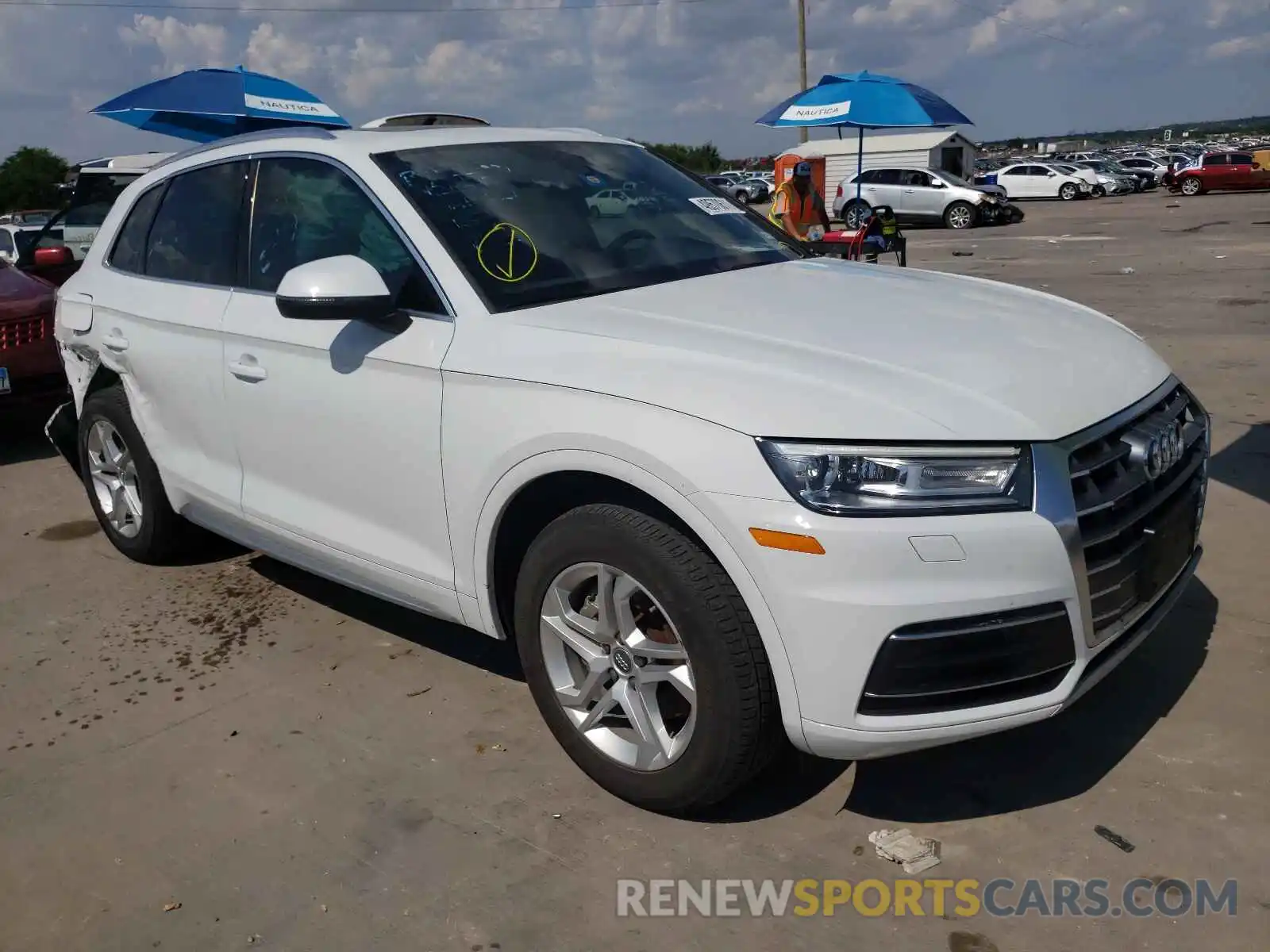 1 Photograph of a damaged car WA1ANAFY5K2078820 AUDI Q5 2019