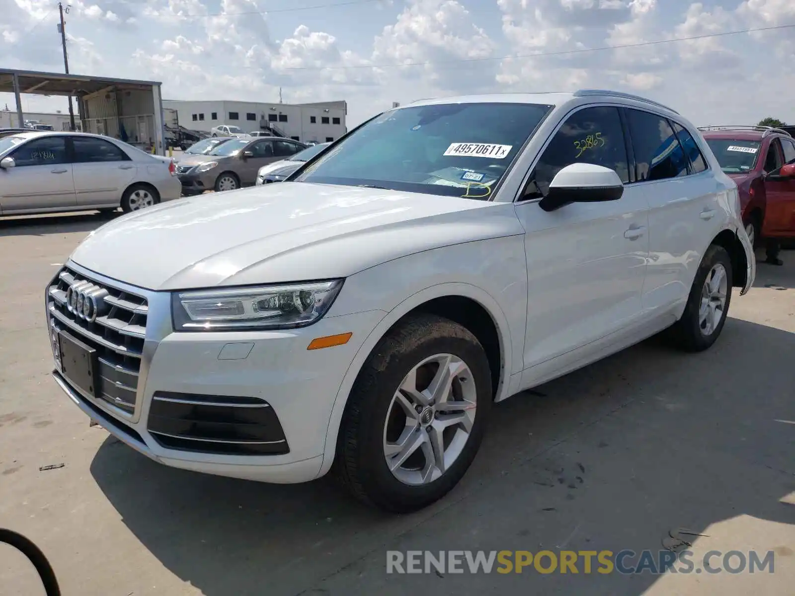 2 Photograph of a damaged car WA1ANAFY5K2078820 AUDI Q5 2019