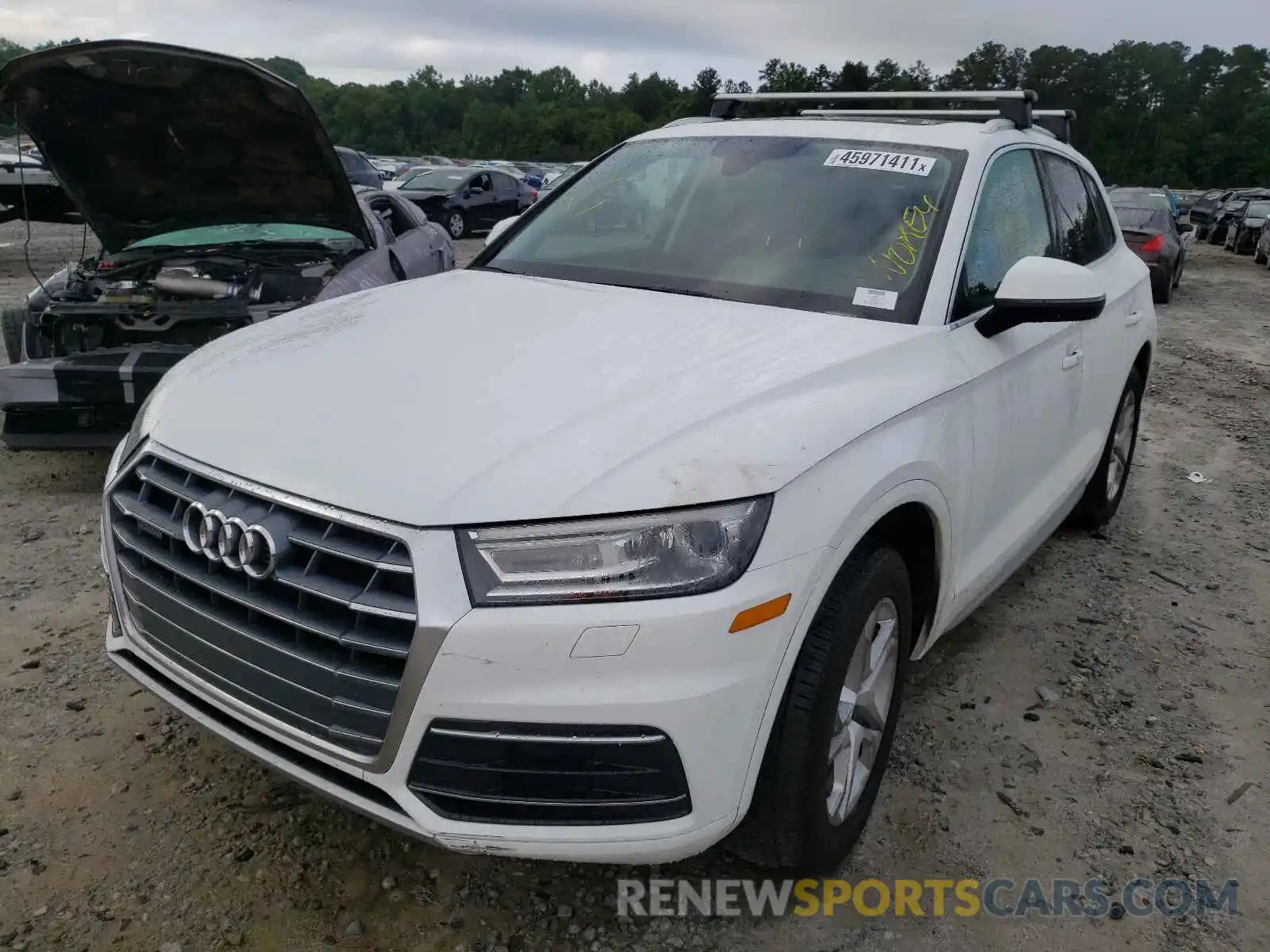 2 Photograph of a damaged car WA1ANAFY5K2079613 AUDI Q5 2019