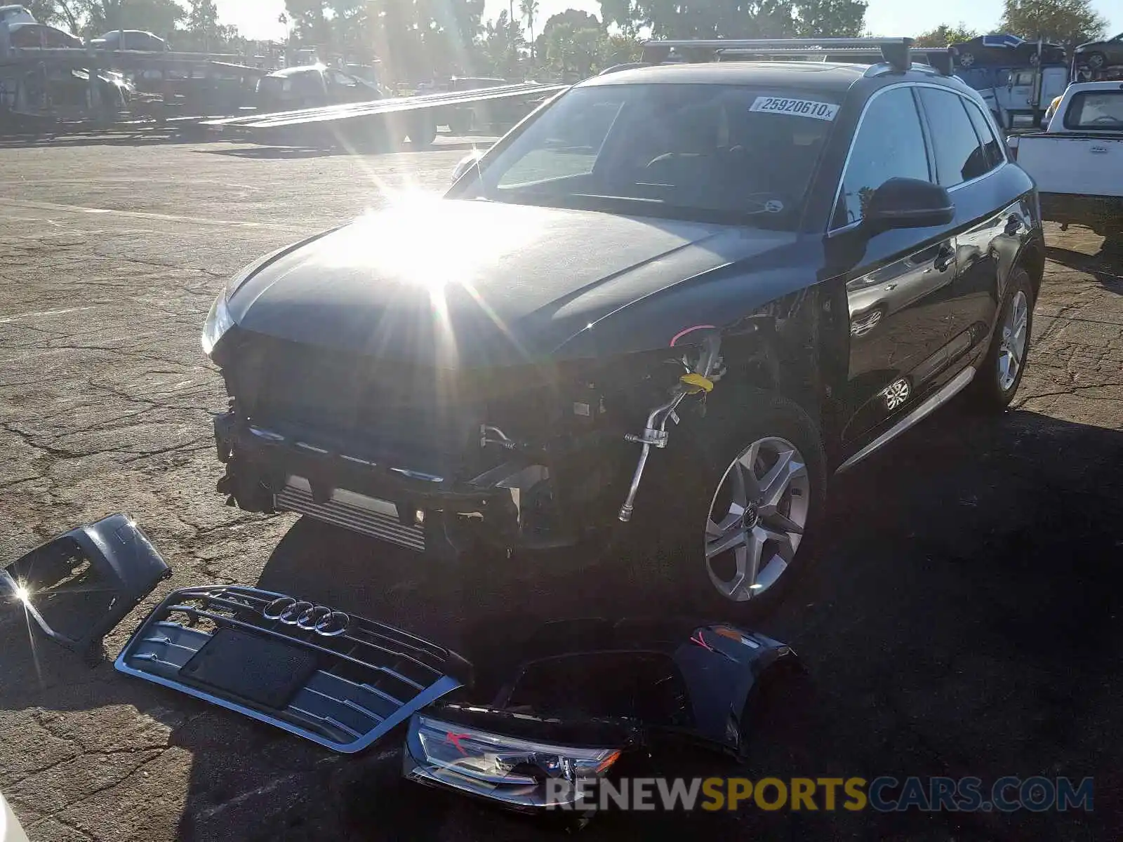 2 Photograph of a damaged car WA1ANAFY5K2080213 AUDI Q5 2019