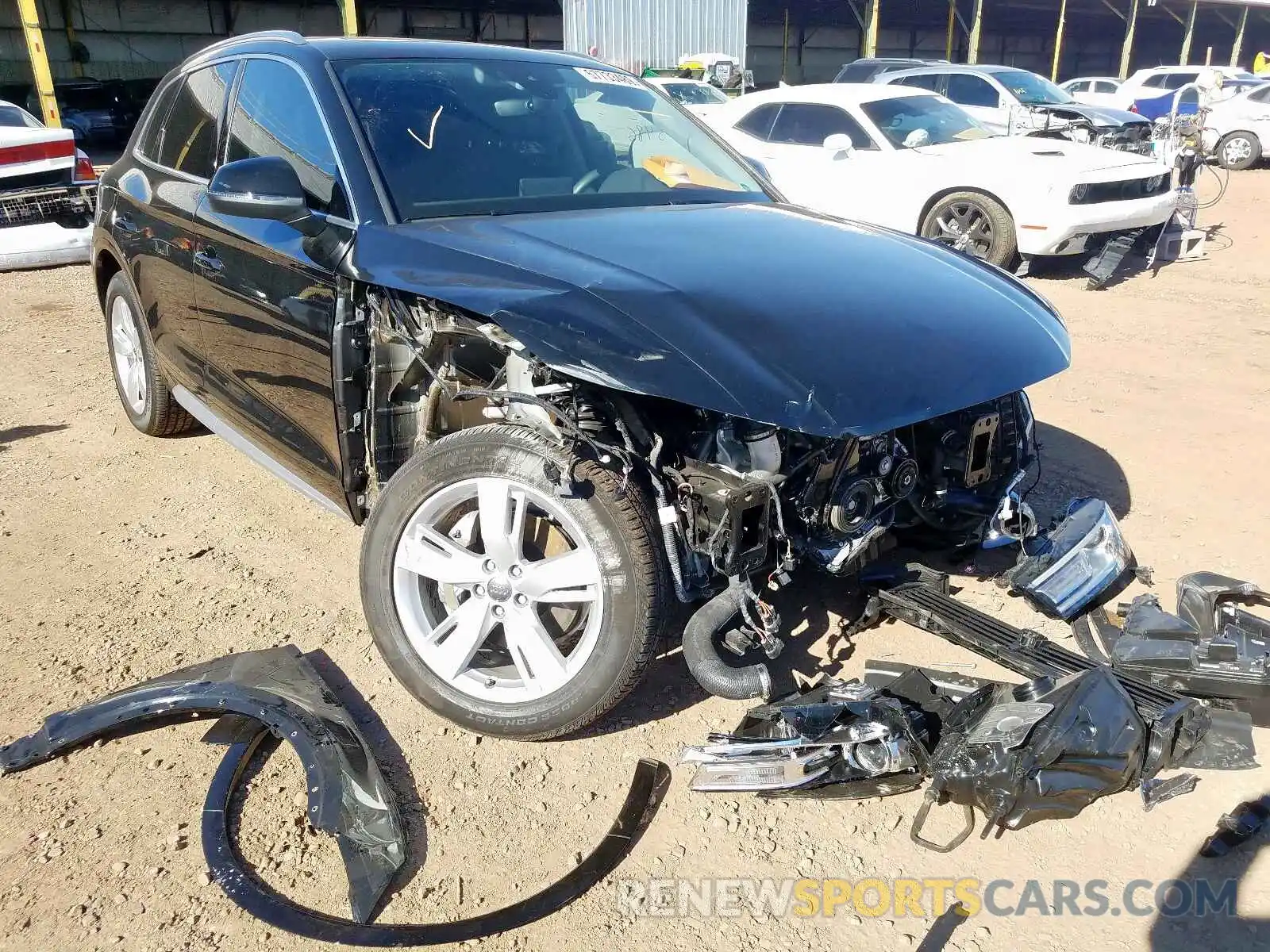 1 Photograph of a damaged car WA1ANAFY5K2092281 AUDI Q5 2019