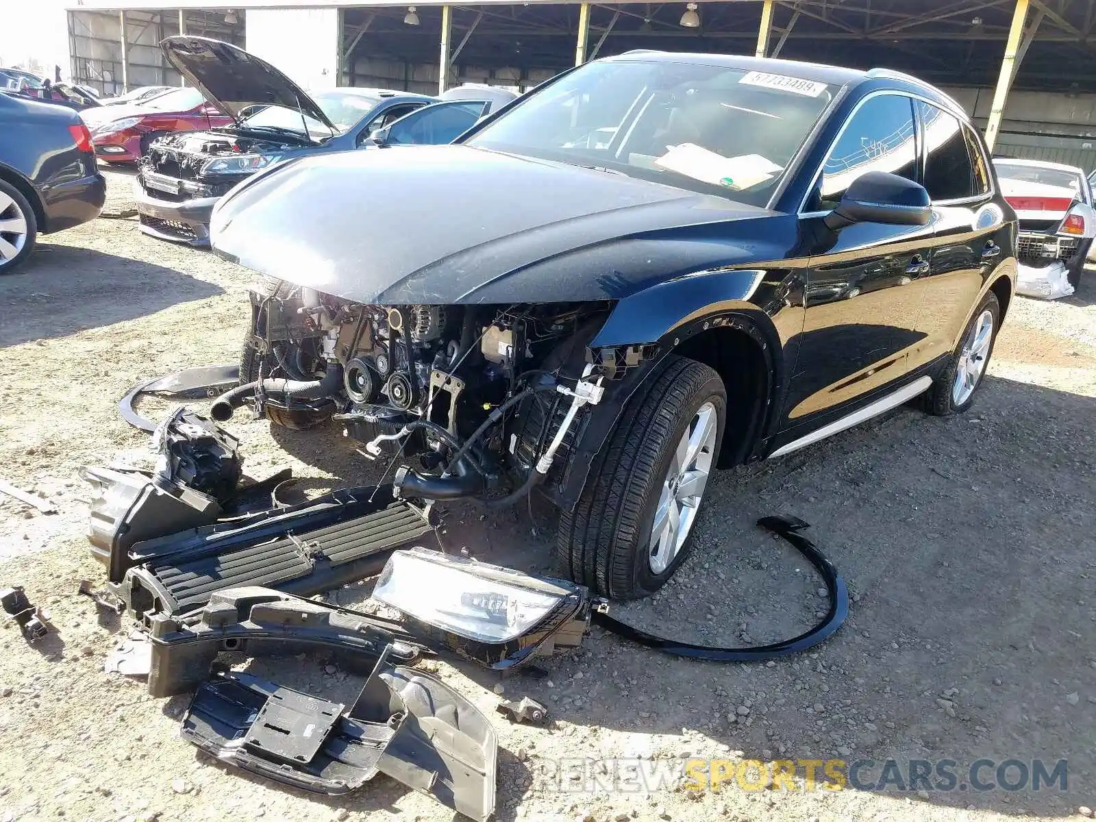 2 Фотография поврежденного автомобиля WA1ANAFY5K2092281 AUDI Q5 2019