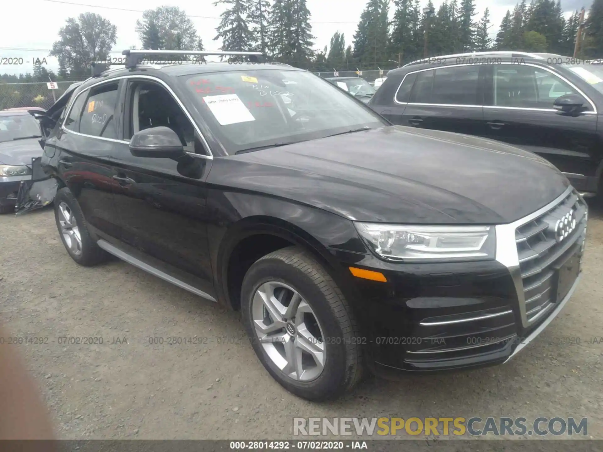 1 Photograph of a damaged car WA1ANAFY5K2107930 AUDI Q5 2019