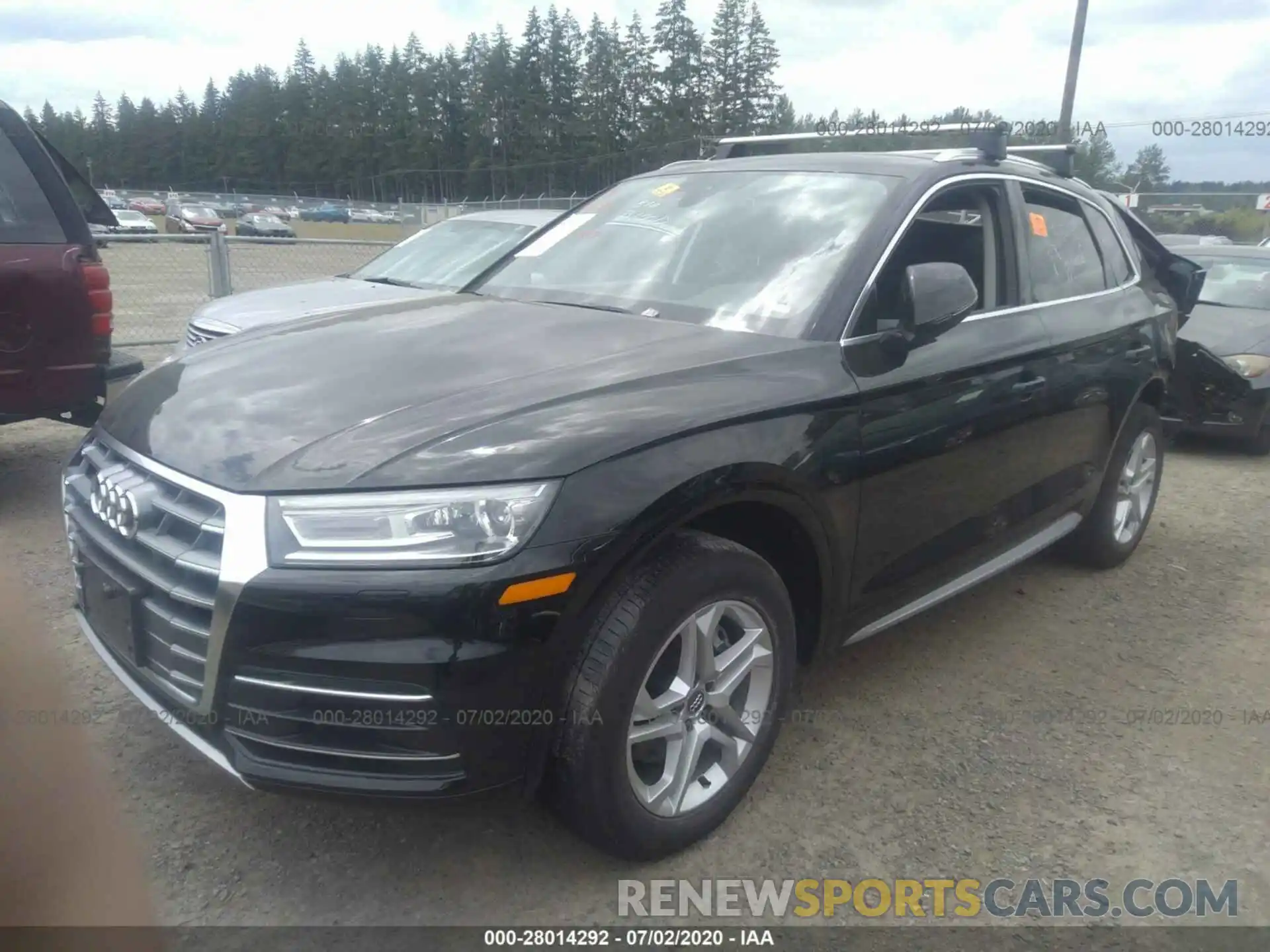 2 Photograph of a damaged car WA1ANAFY5K2107930 AUDI Q5 2019