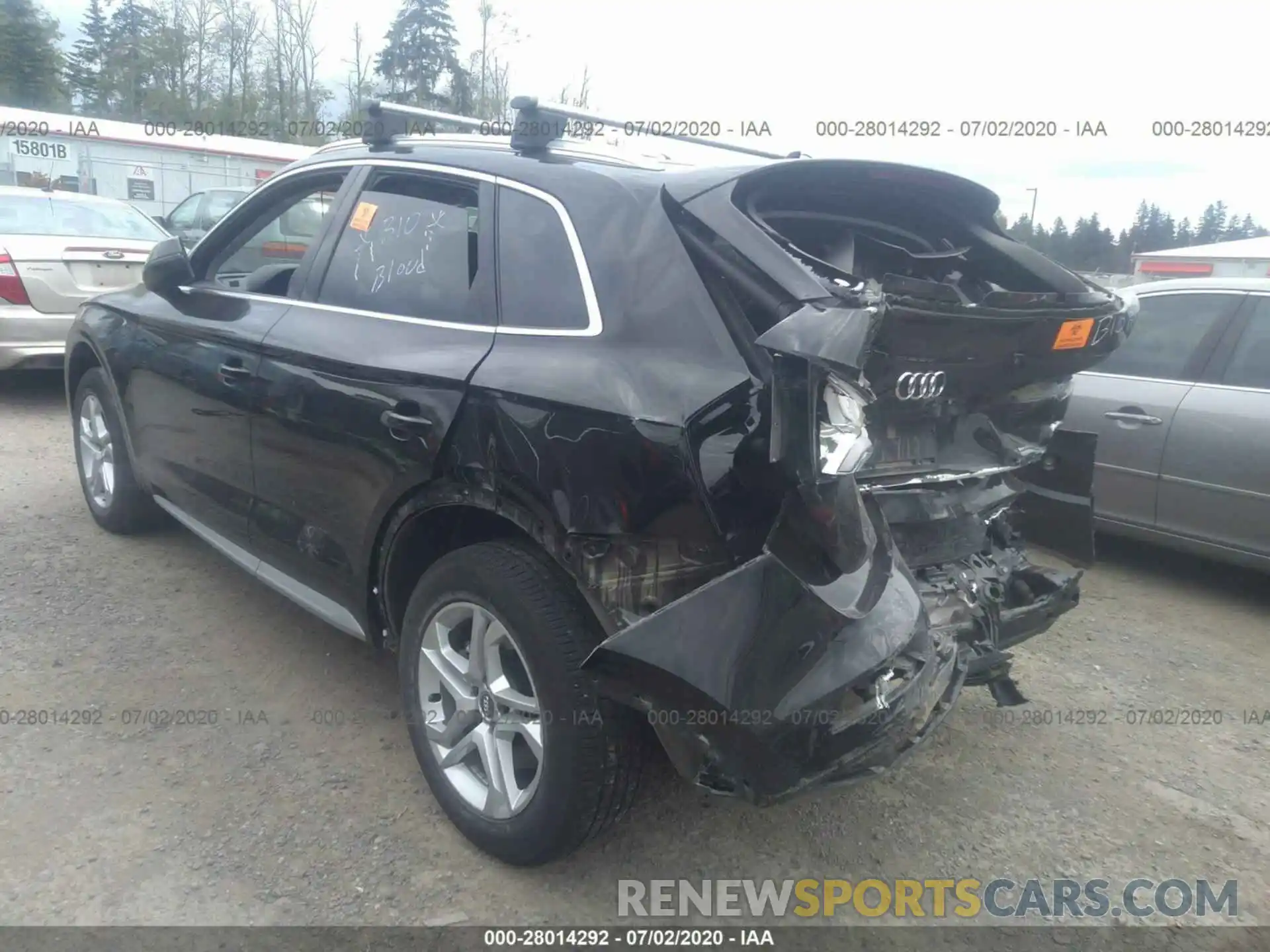 3 Photograph of a damaged car WA1ANAFY5K2107930 AUDI Q5 2019