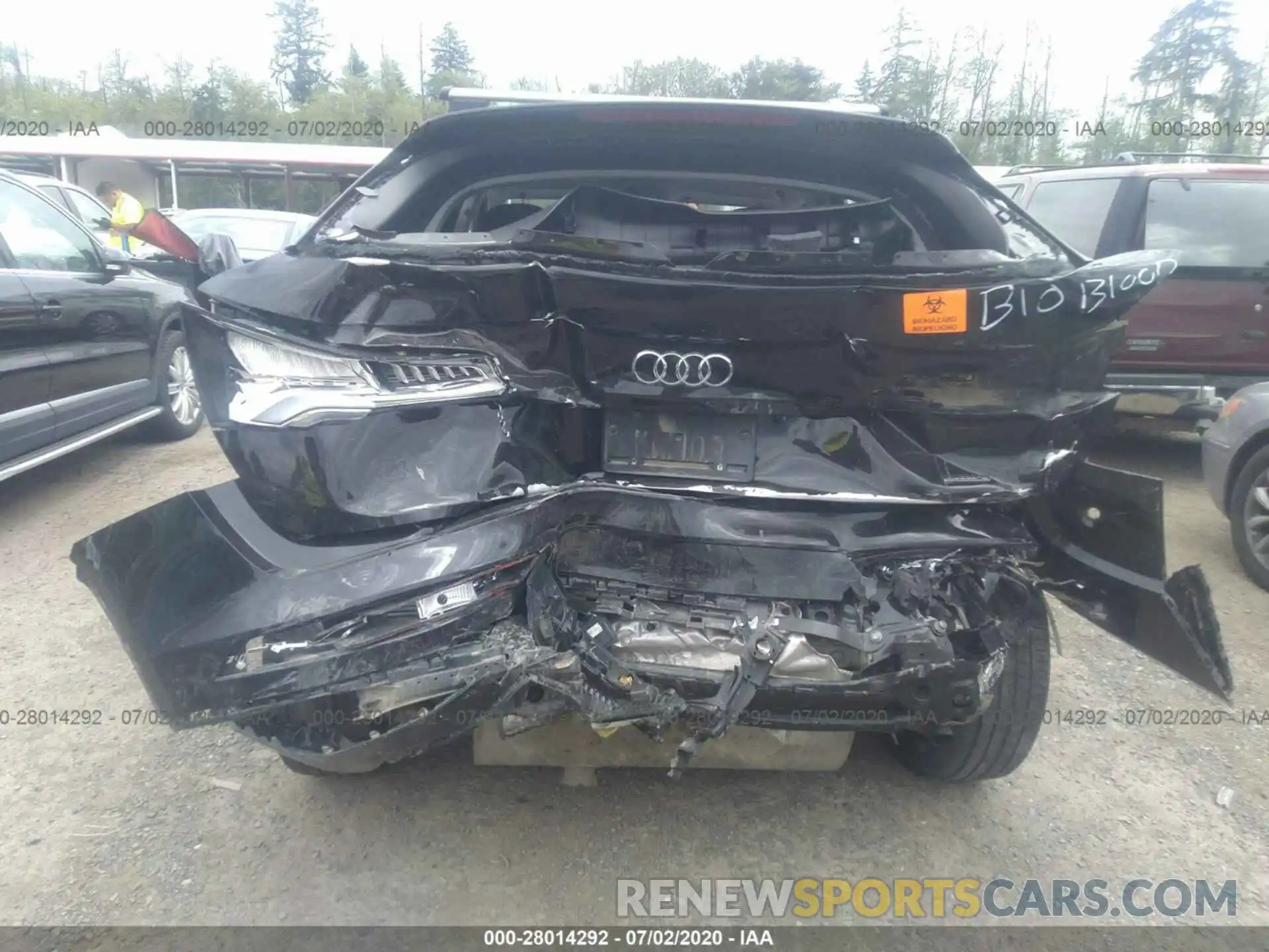 6 Photograph of a damaged car WA1ANAFY5K2107930 AUDI Q5 2019