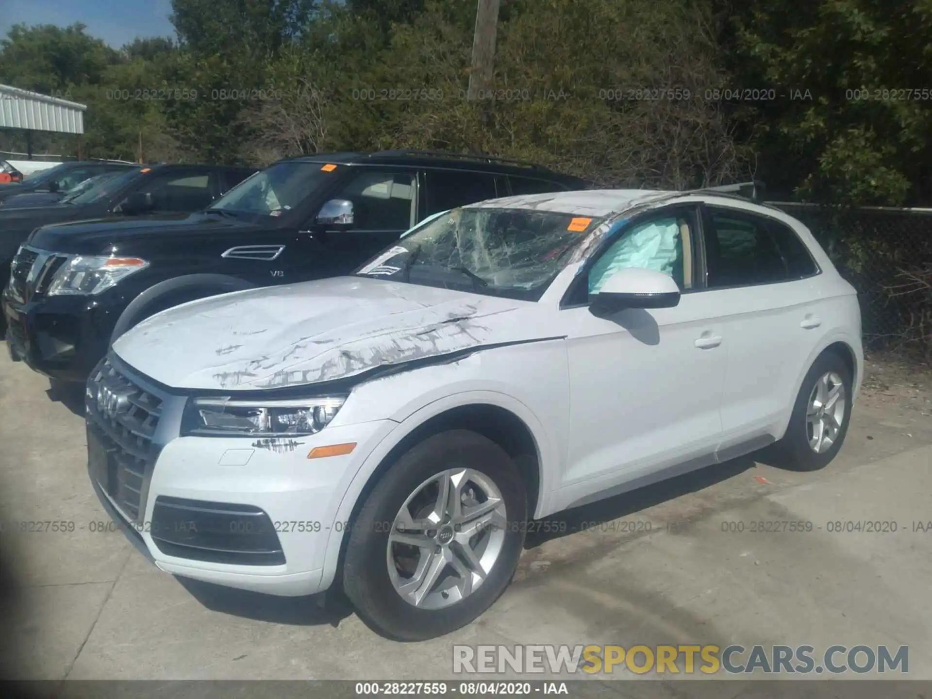 2 Photograph of a damaged car WA1ANAFY5K2127689 AUDI Q5 2019