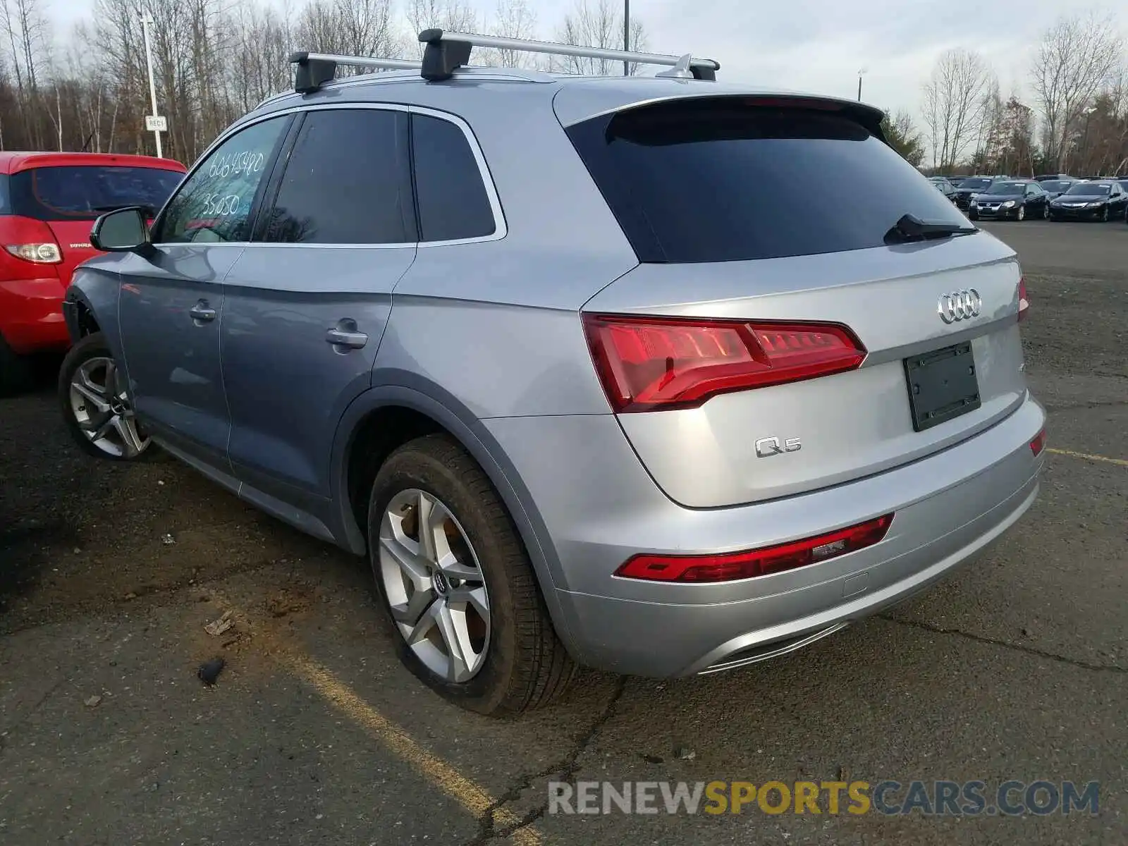 3 Фотография поврежденного автомобиля WA1ANAFY5K2128860 AUDI Q5 2019