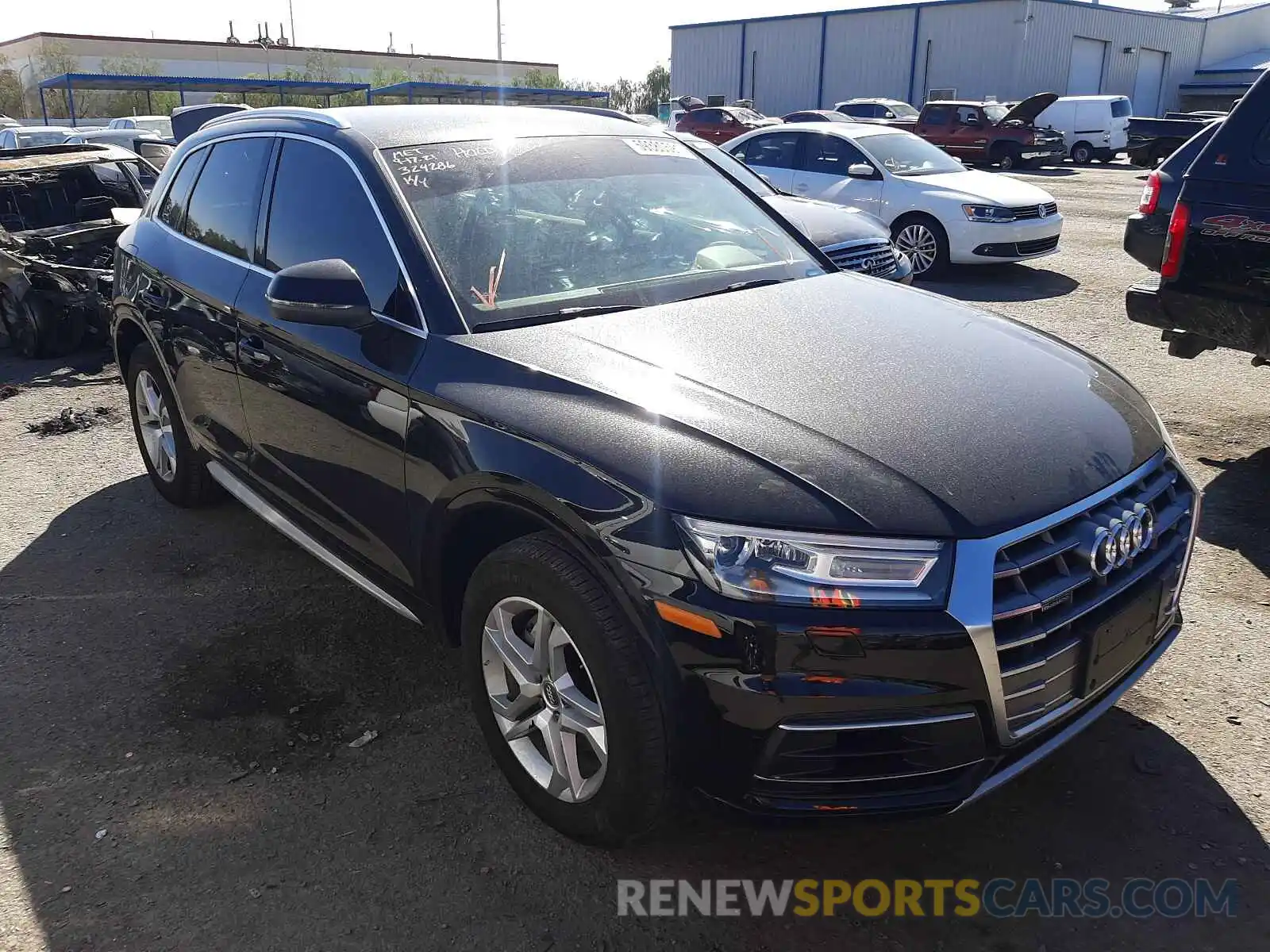 1 Photograph of a damaged car WA1ANAFY5K2129166 AUDI Q5 2019