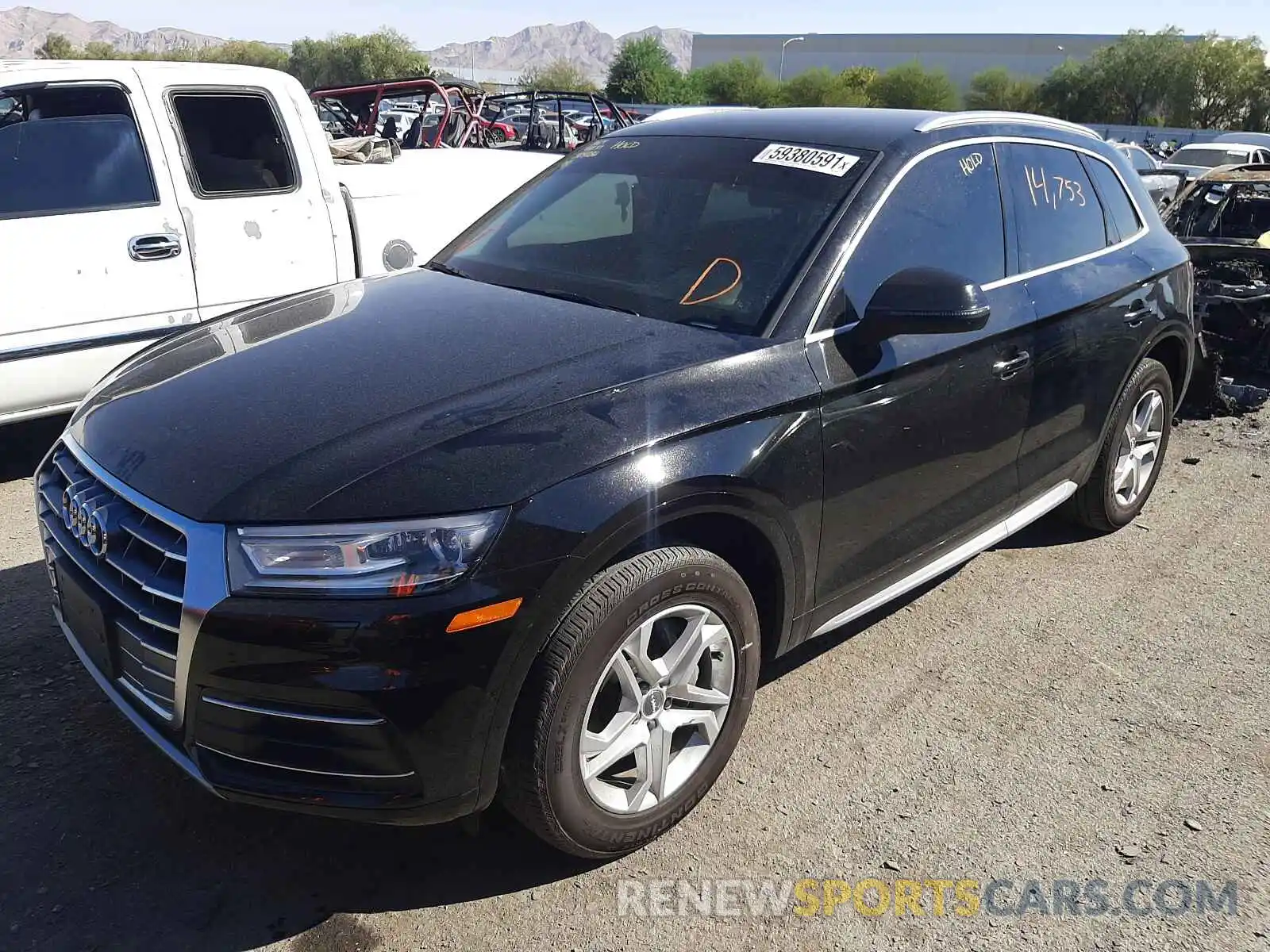 2 Photograph of a damaged car WA1ANAFY5K2129166 AUDI Q5 2019