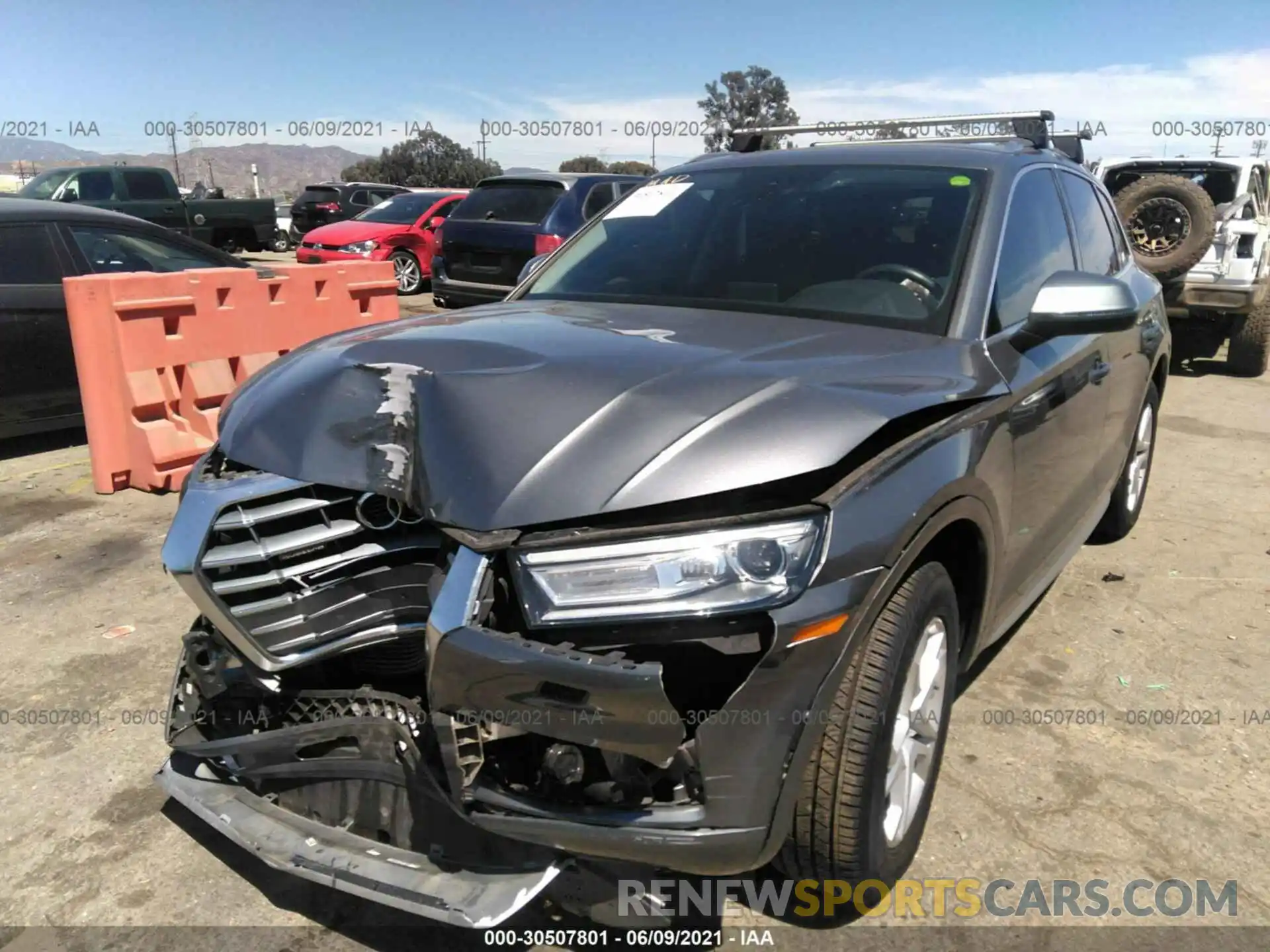 2 Photograph of a damaged car WA1ANAFY6K2036947 AUDI Q5 2019