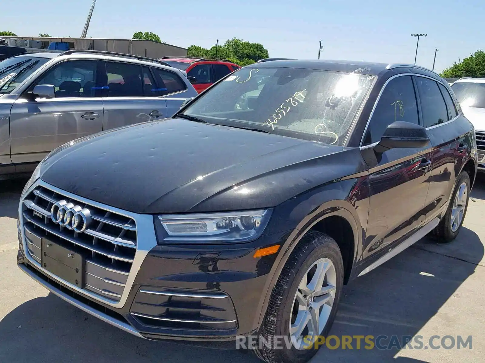 2 Photograph of a damaged car WA1ANAFY6K2045096 AUDI Q5 2019